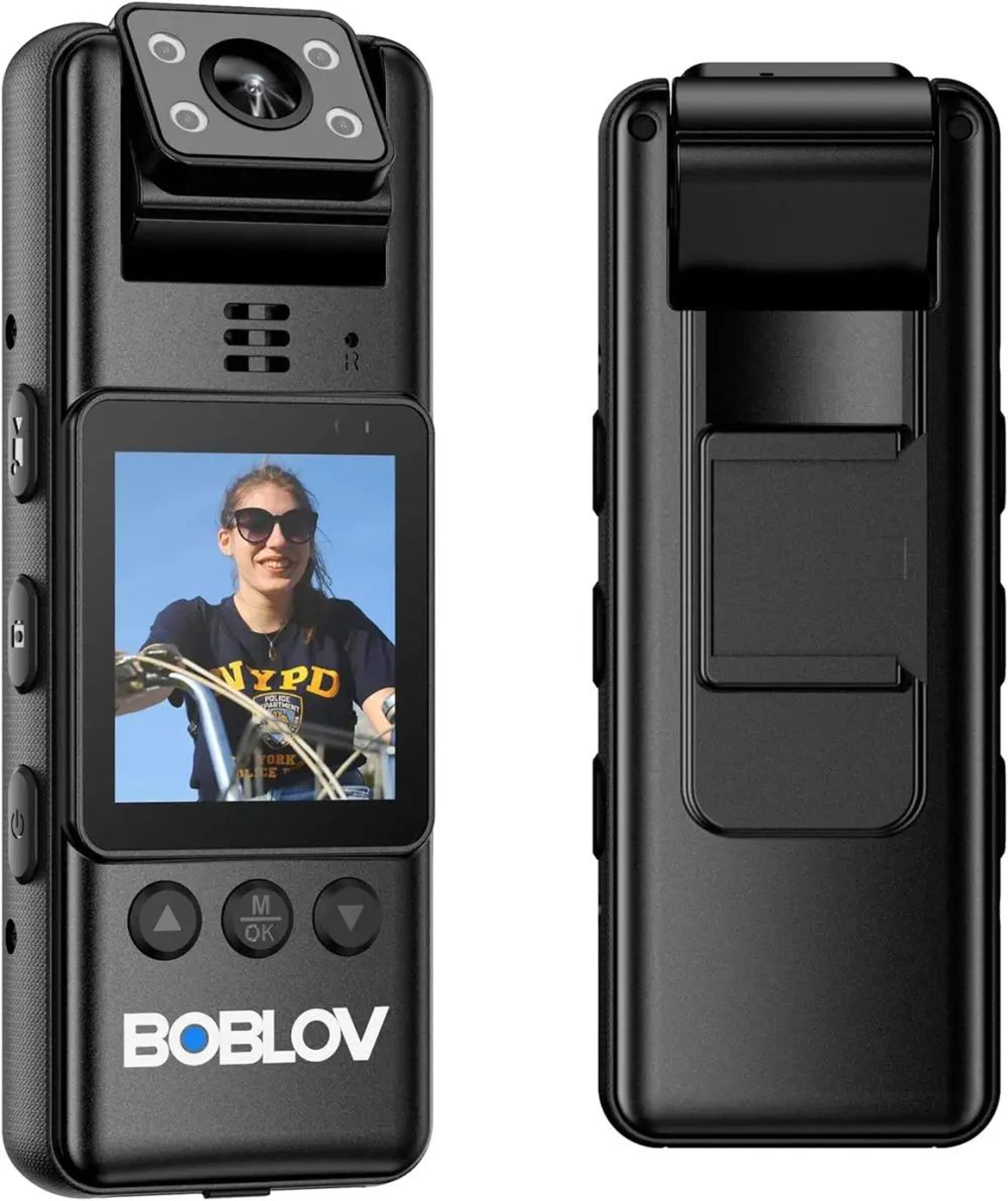 Mini Body Camera  1080p Video With 180 Rotating Lens IR Night Vision And 512 GB Card Support For Po 7