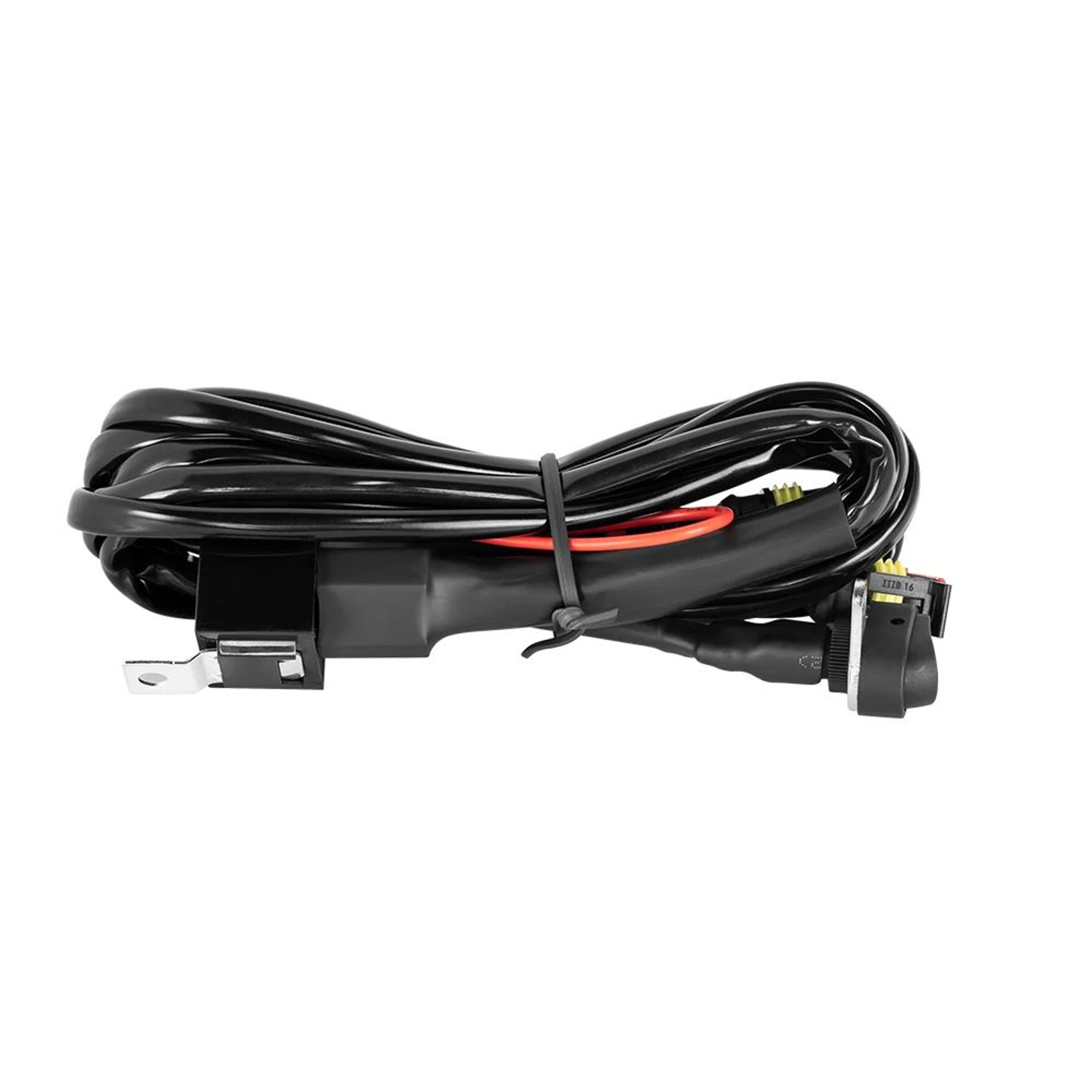 Motorcycle Fog Light Wiring Harness  LED Spotlight Cable With Relay Or NoRelay Options For Auxiliar 5