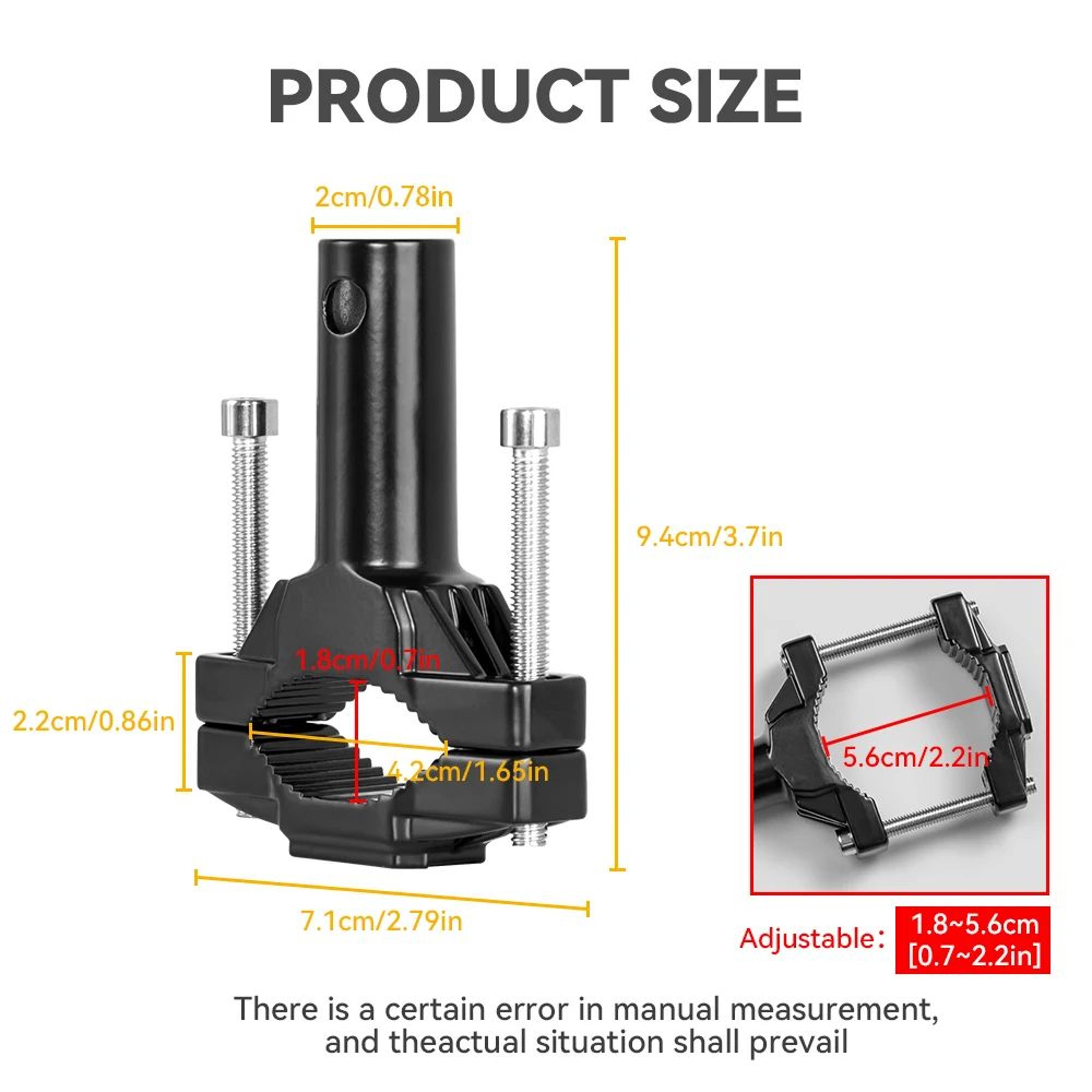 Motorcycle Light Support Bracket  Aluminum Alloy Extension Holder For Auxiliary Spotlights And Moto 5