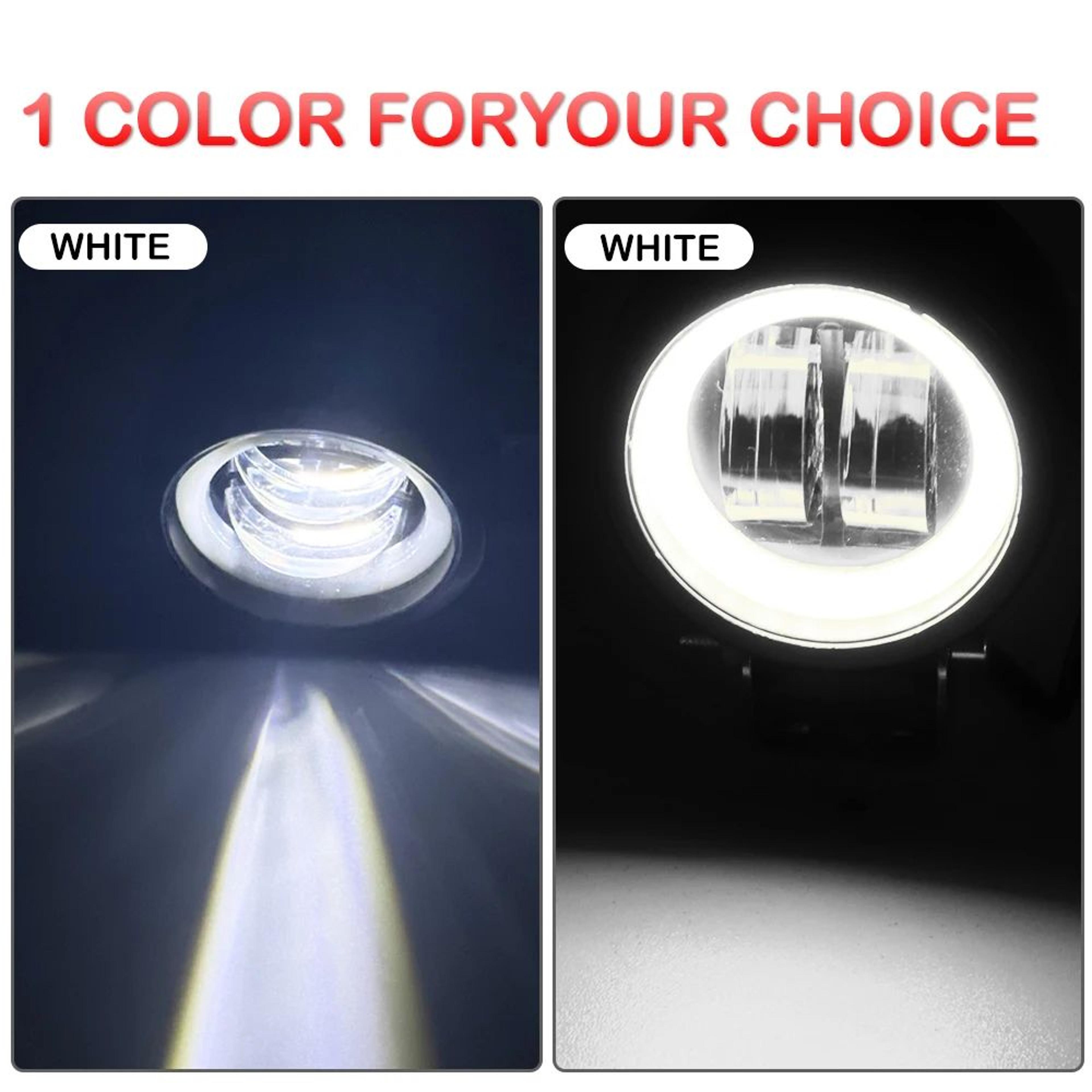3in LED Work Light  20W Spot Beam With Halo IP67 Protection  1224V Power For Motorcycles ATV  OffRo 1