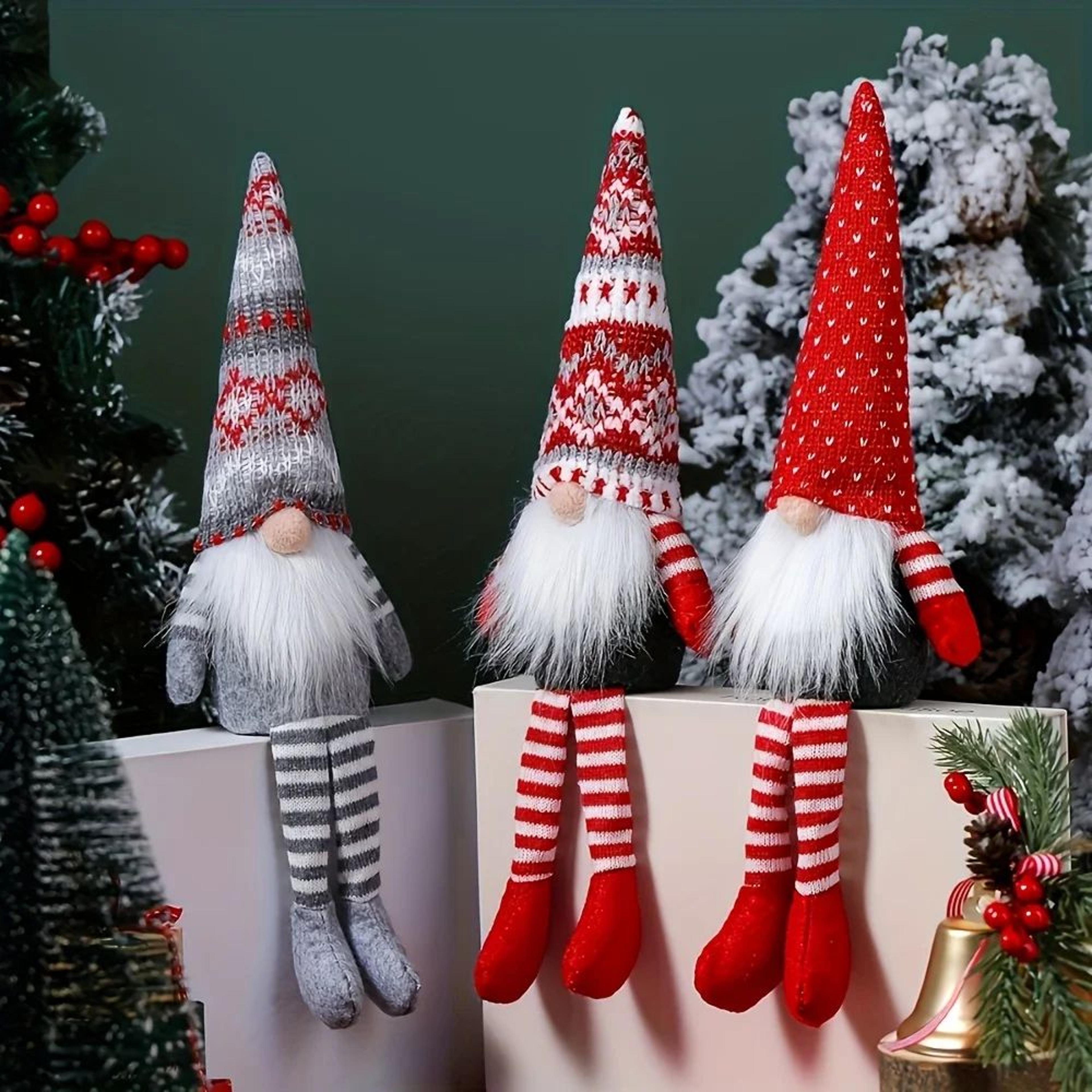 christmas gnome plush doll – faceless holiday ornament for cozy home displays, festive room styling & thoughtful gifts