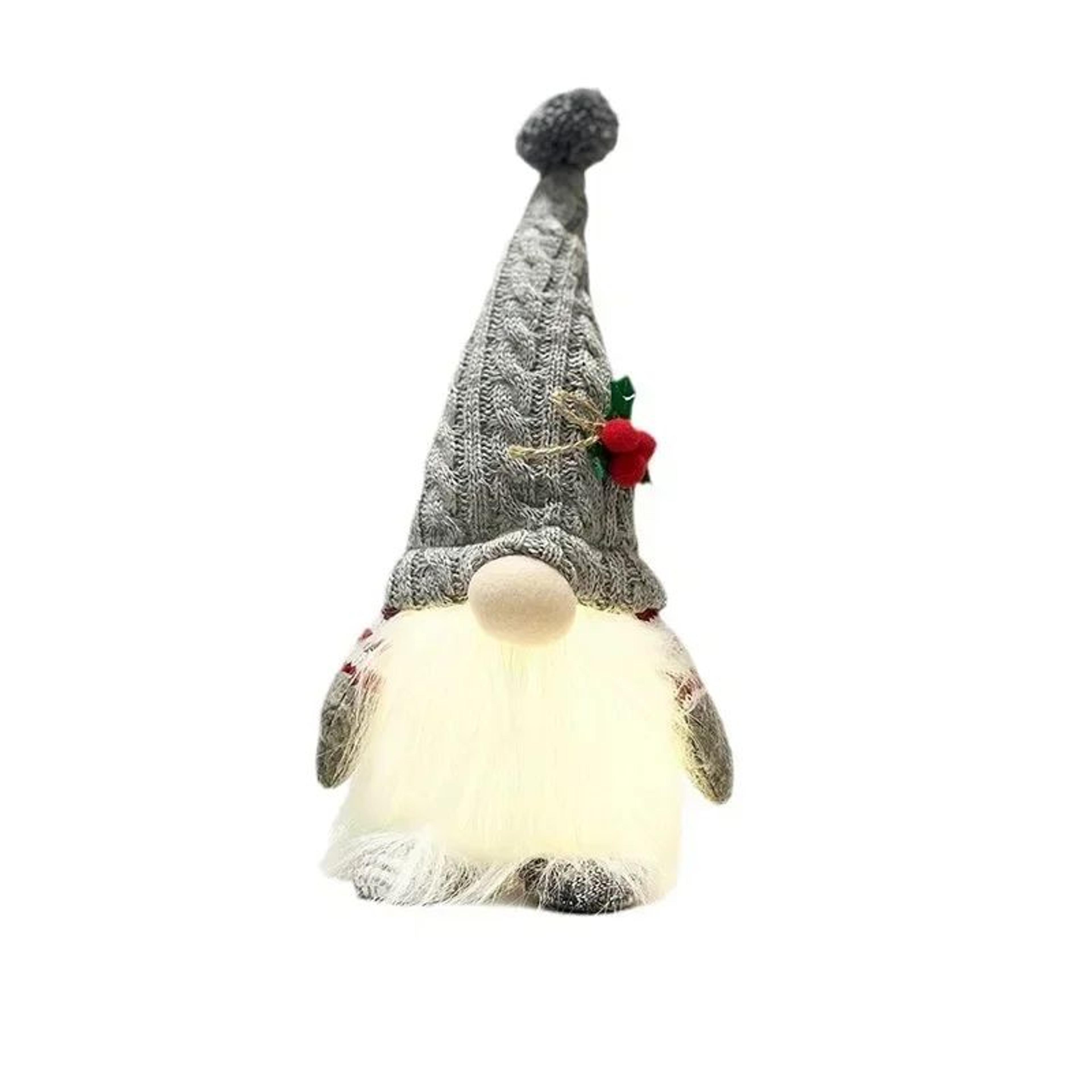 Christmas Gnome Doll Ornament  Knitted Hat Character With Lantern Styling For Home Displays And Fes 4