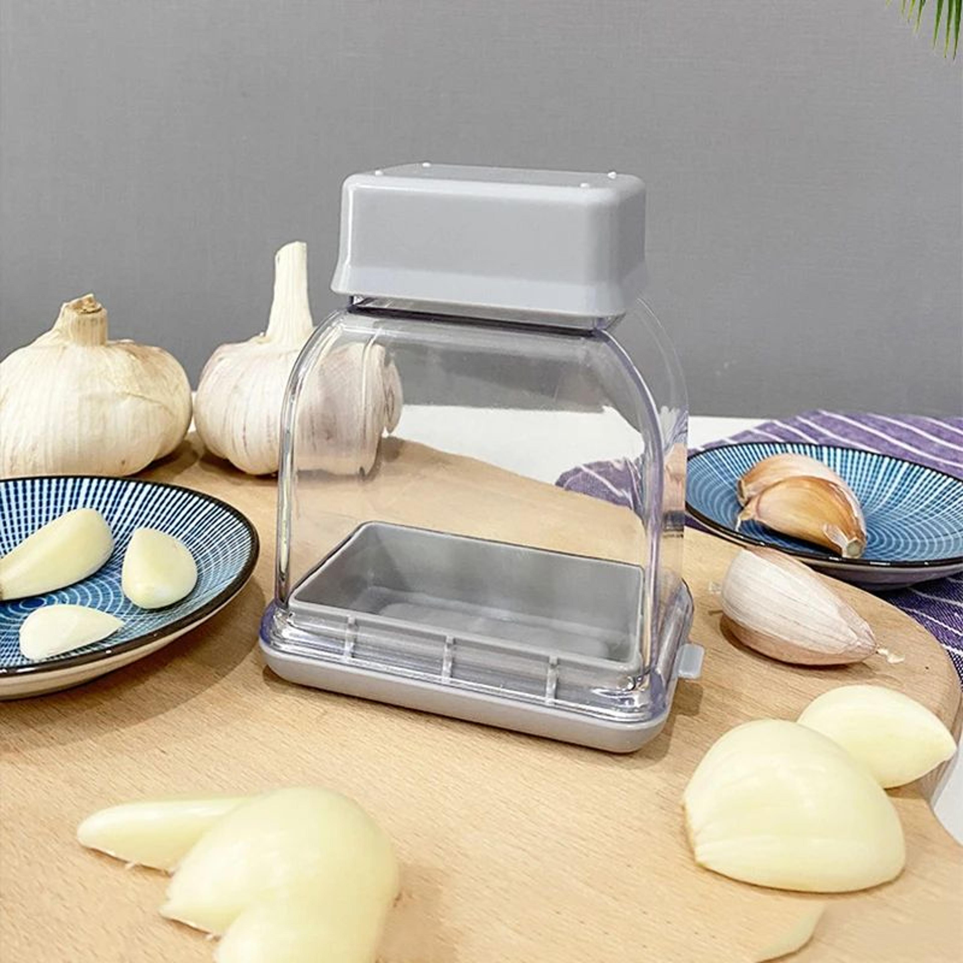 Manual Garlic Press  Handheld Grinding  Cutting Tool For Convenient Garlic Preparation Home Cooking 1