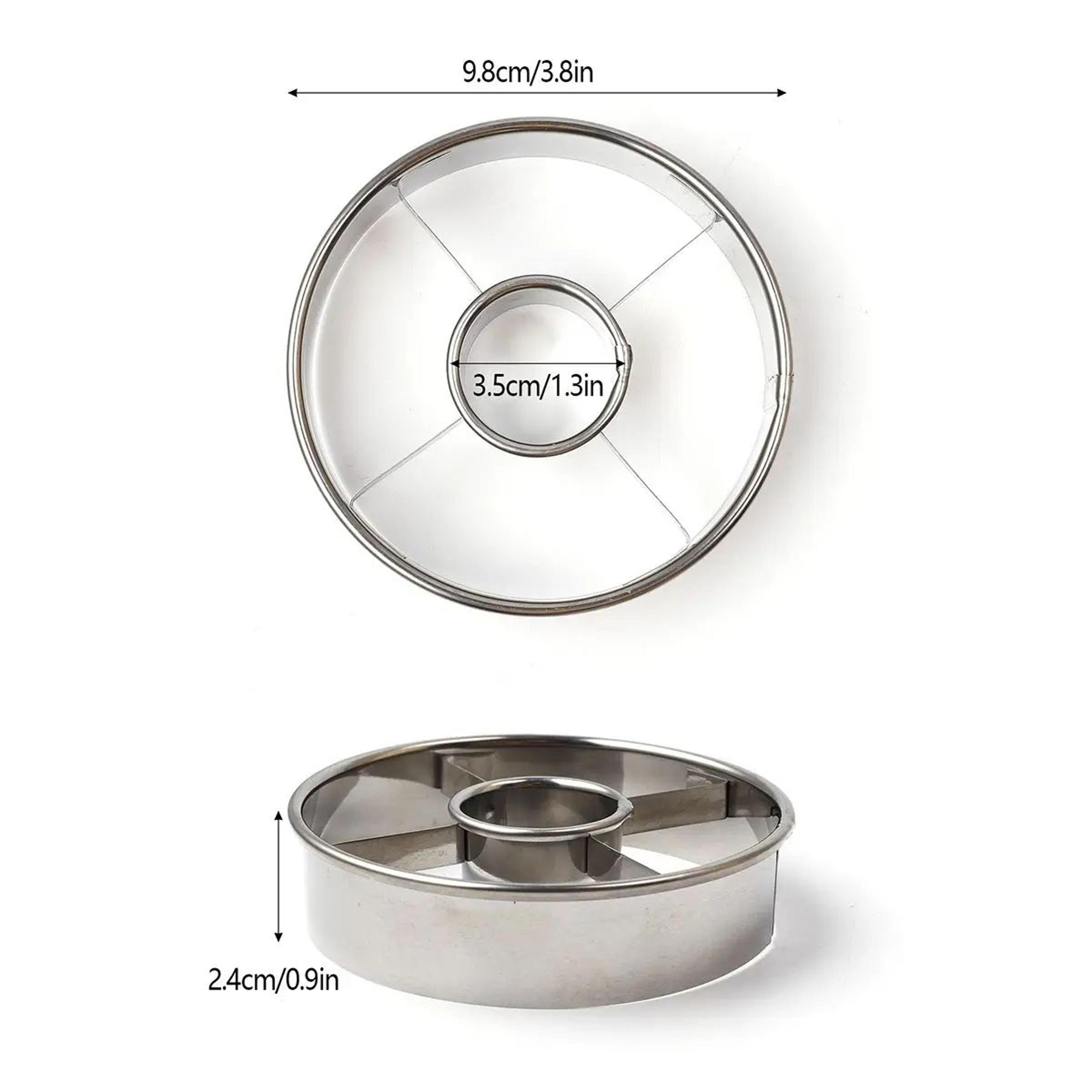 Round Donut Cutter  Stainless Steel Mold For Shaping Doughnuts Cookies And Mousse For Creative Part 6