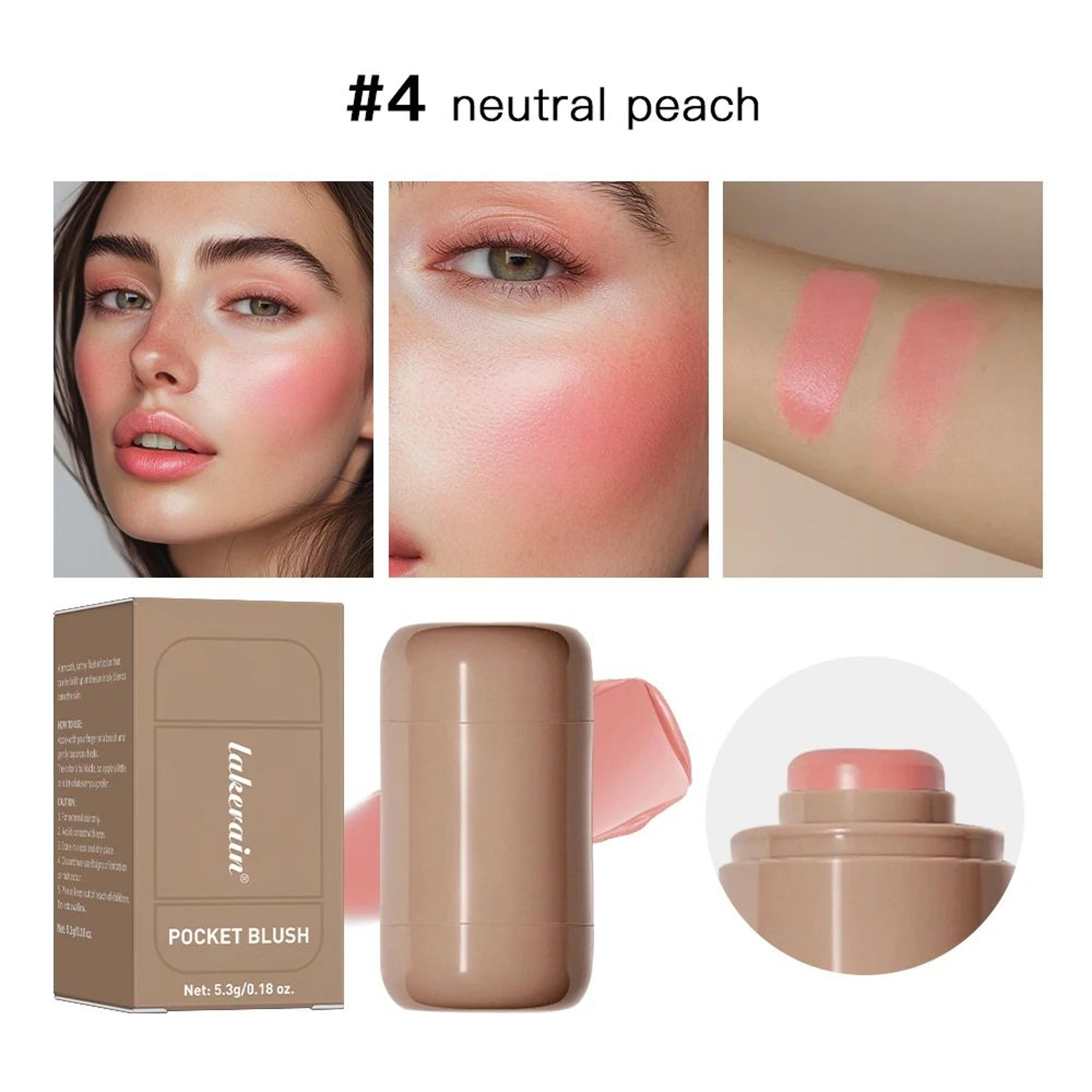 Cream Blush Stick  019 Oz Buildable Cheek Color With Smooth Feel  Glowy Finish In Six Shades For Fr 8