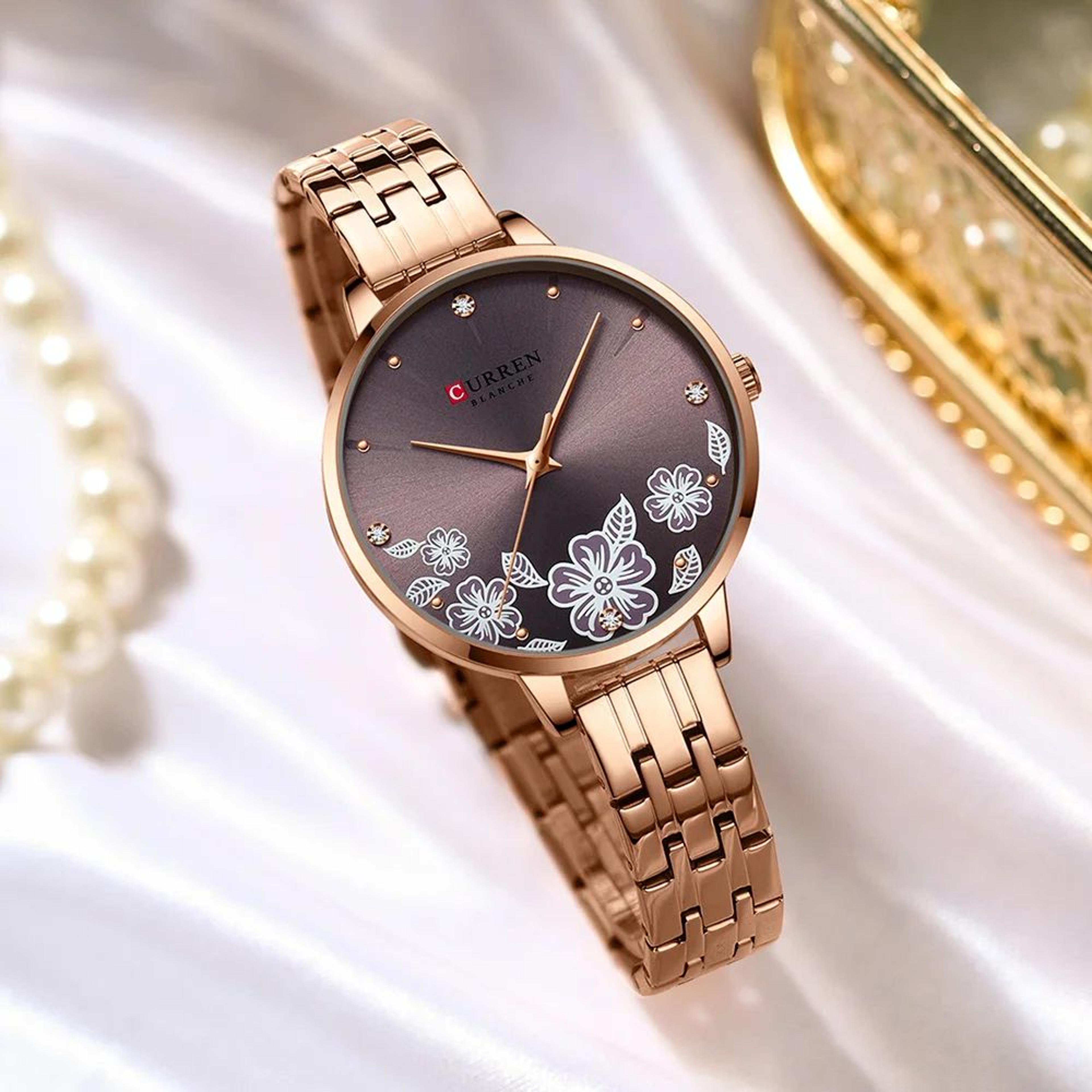 Womens Quartz Watch  Stainless Steel Styling With Slim Profile For Elegant Daily Wear Office Attire 1