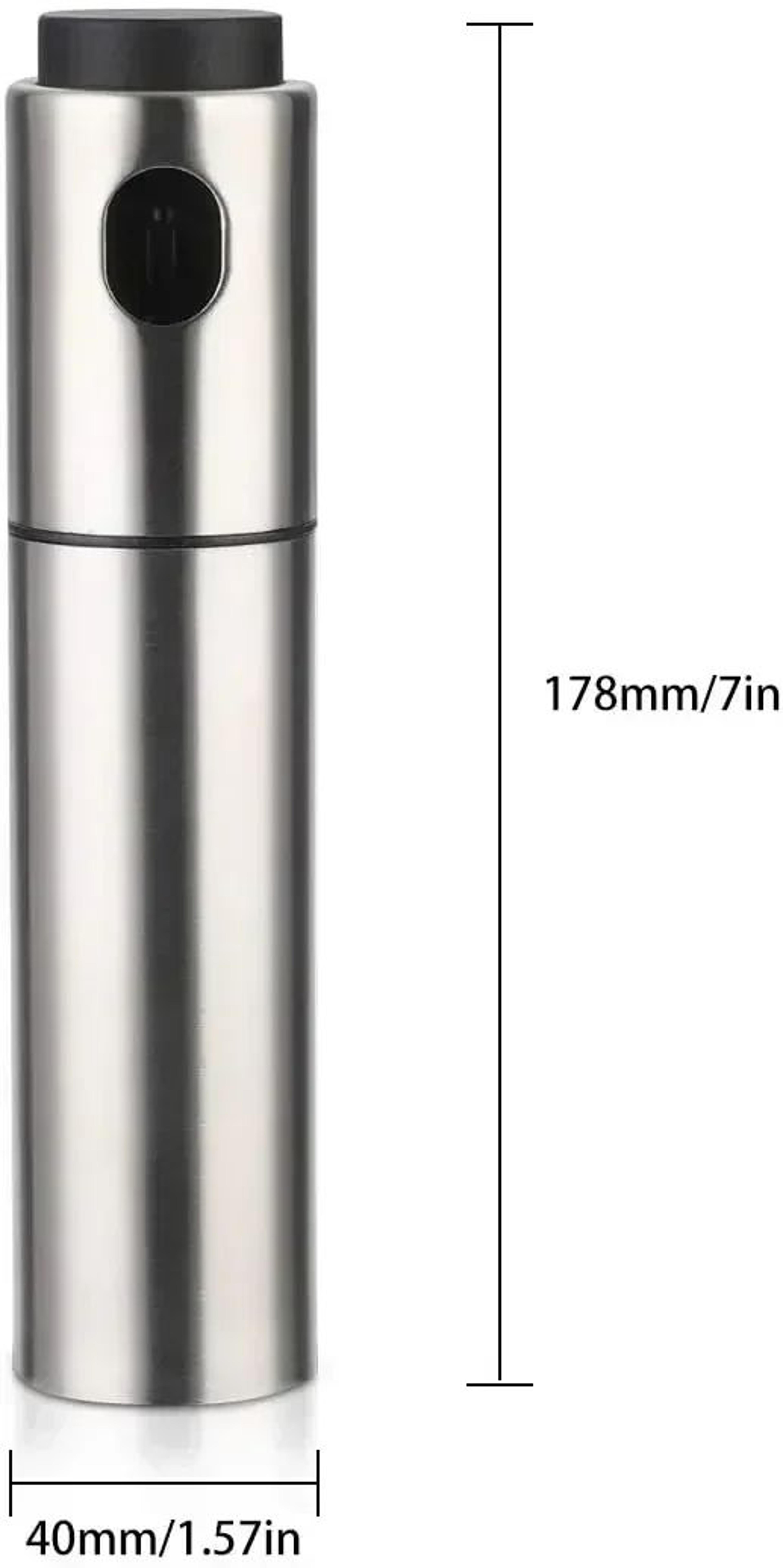 Olive Oil Sprayer  338 Fl Oz Stainless Steel Pump Dispenser For Even Seasoning BBQ Baking Grilling  2