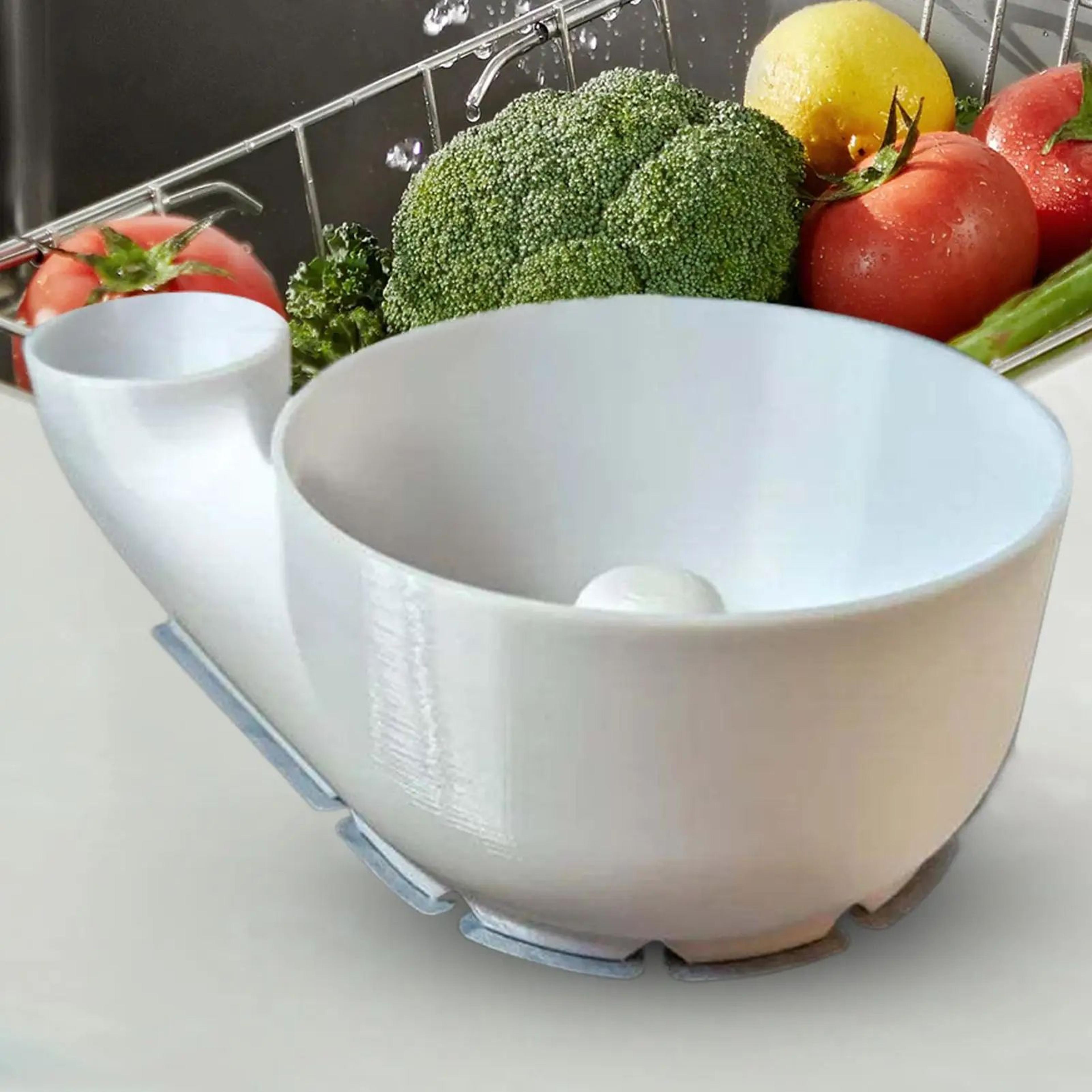 Portable Vegetable Washer  Rotating Fruit Wash Bowl With Draining Function For Carrots Potatoes Ber 4