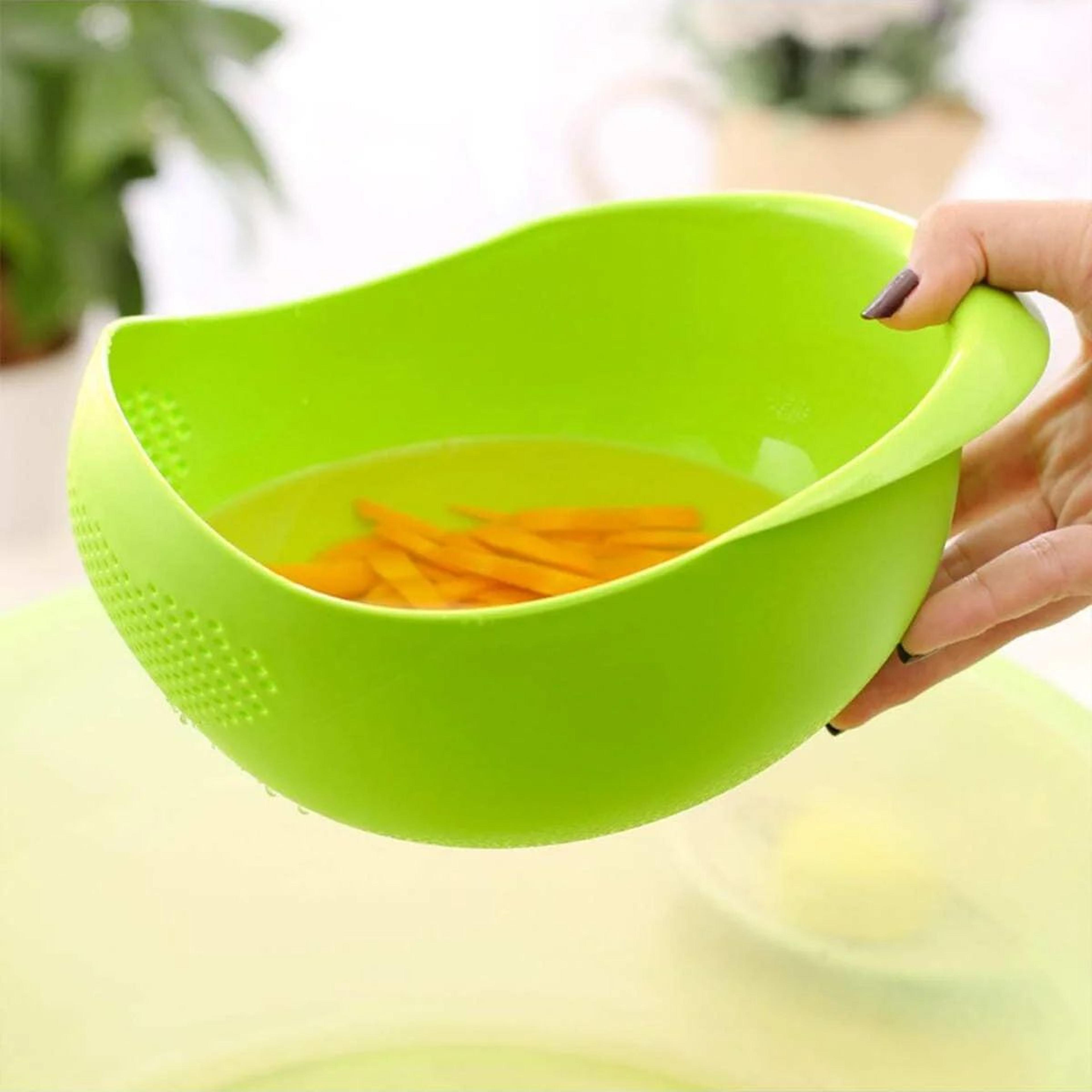 Rice Washing Drain Basket  Large PP Kitchen Strainer For Rinsing Rice Washing Produce And Convenien 2