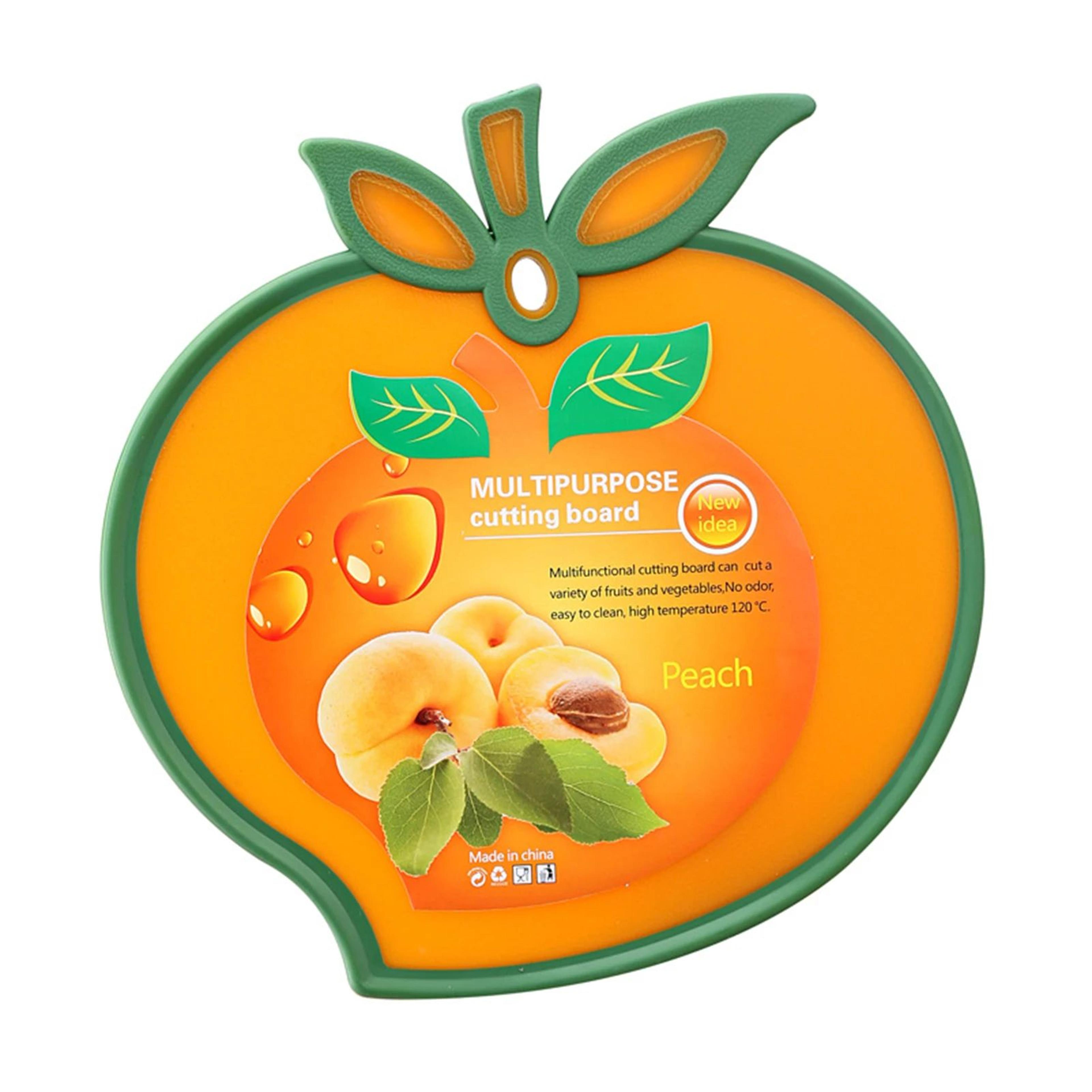 Fruit Shape Cutting Board  Reversible PP Chopping Surface With NonSlip Edge For Vegetables Cheese A 8