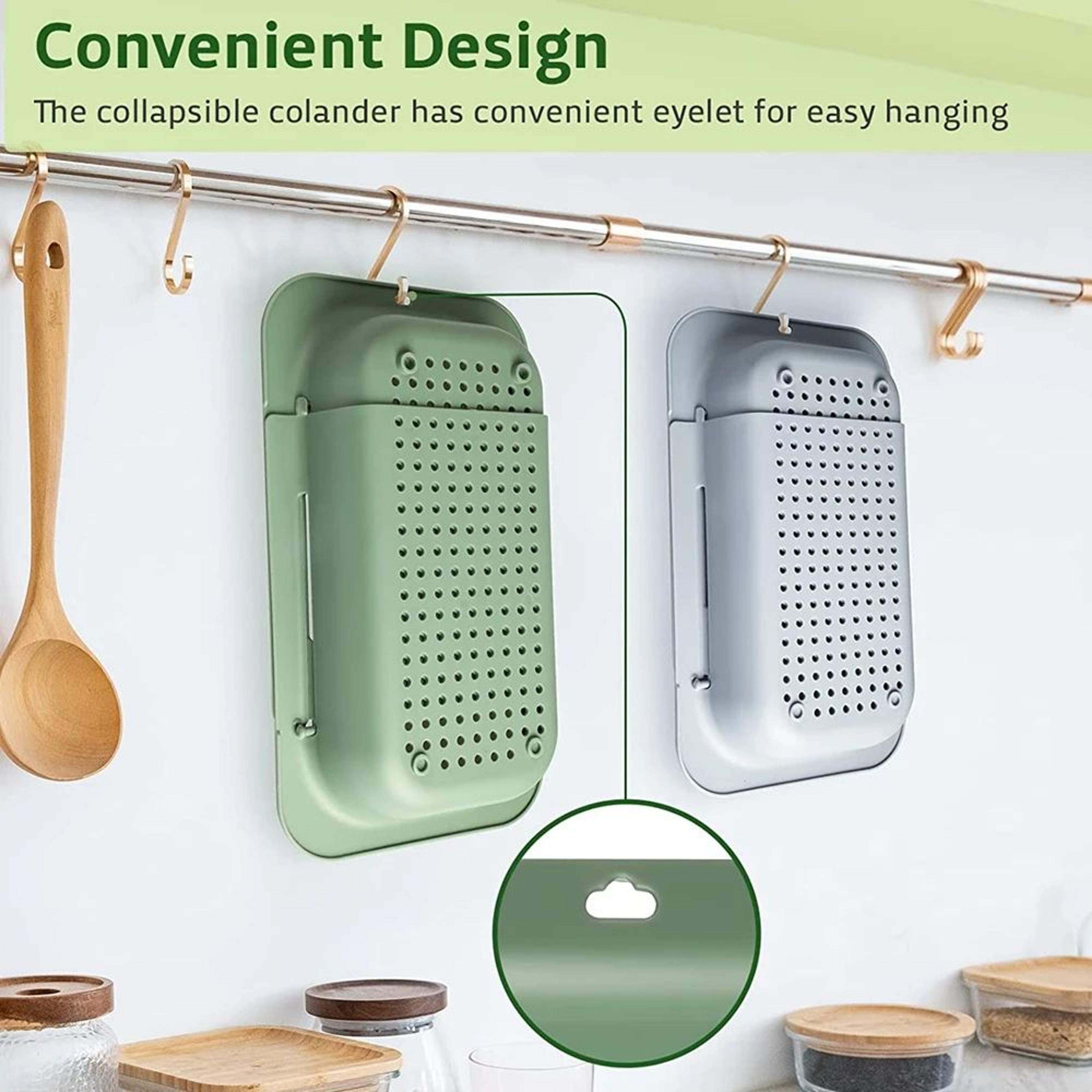 Over Sink Colander  Extendable 115188 In Strainer Basket For Washing Produce Draining Pasta And Eas 4