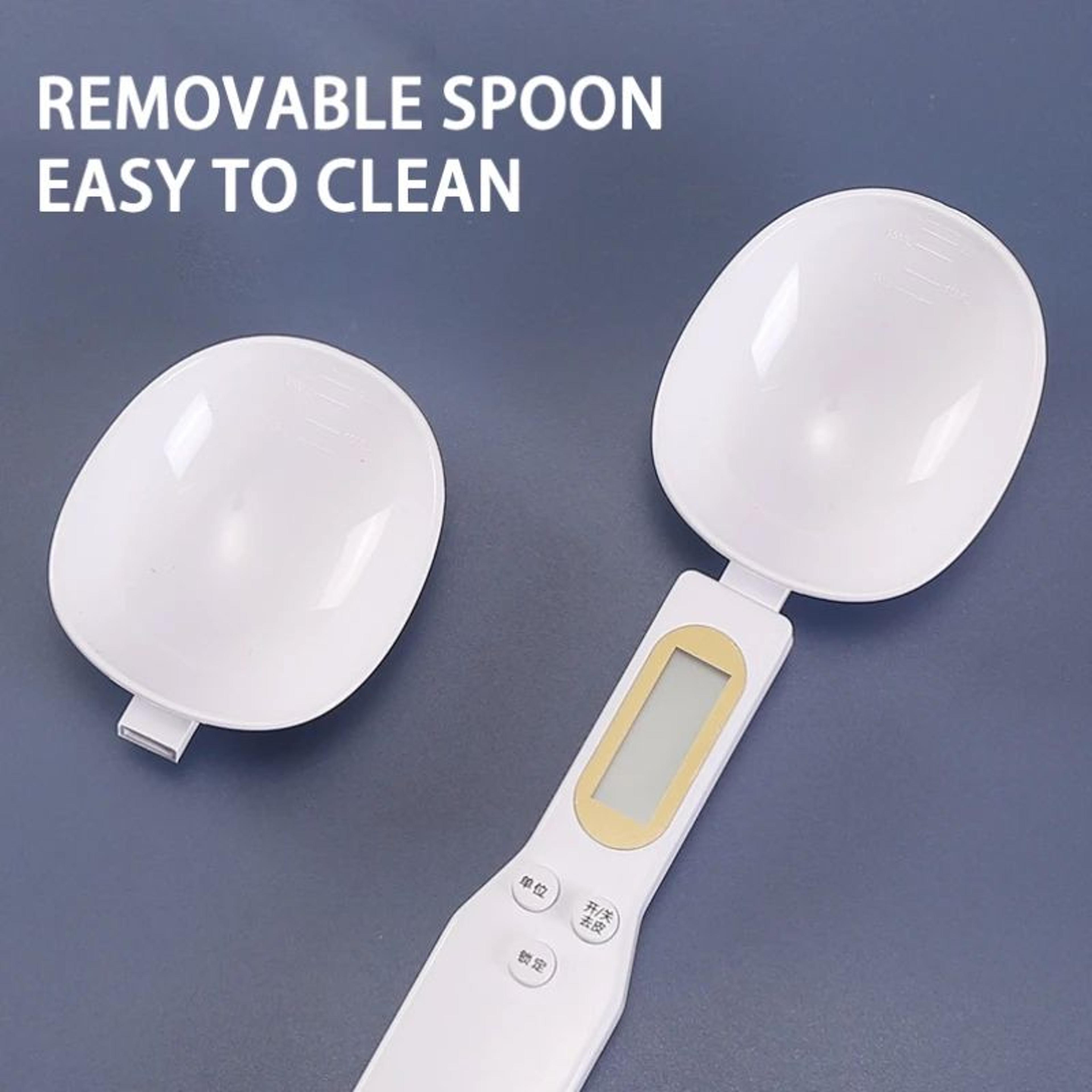 Digital Weighing Spoon  Electronic Kitchen Scale With Tare Value Lock  Detachable Design For Coffee 1
