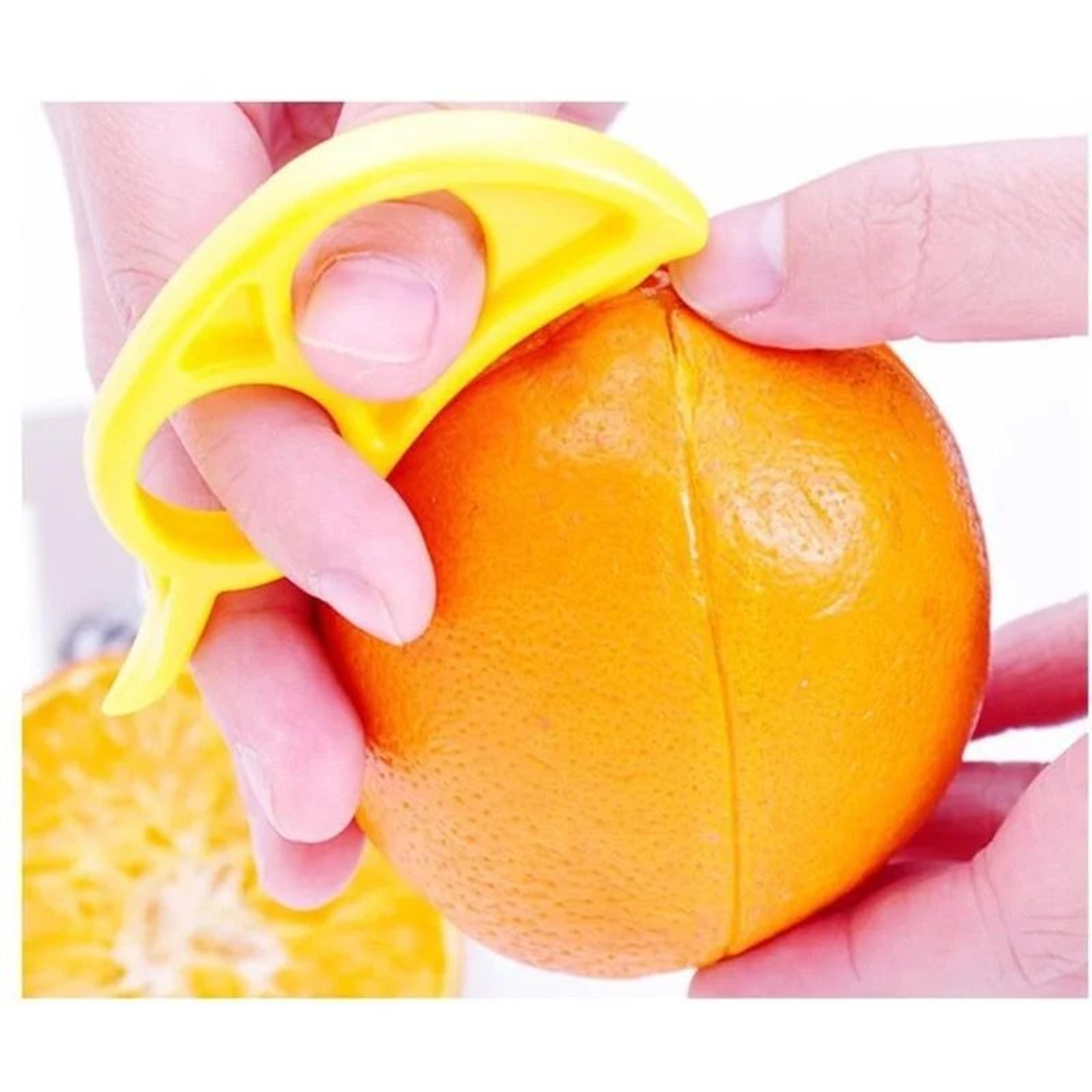 Citrus Peeler Set  6pcs Orange  Lemon Rind Opening Tools In Random Colors For Convenient Fruit Prep 4