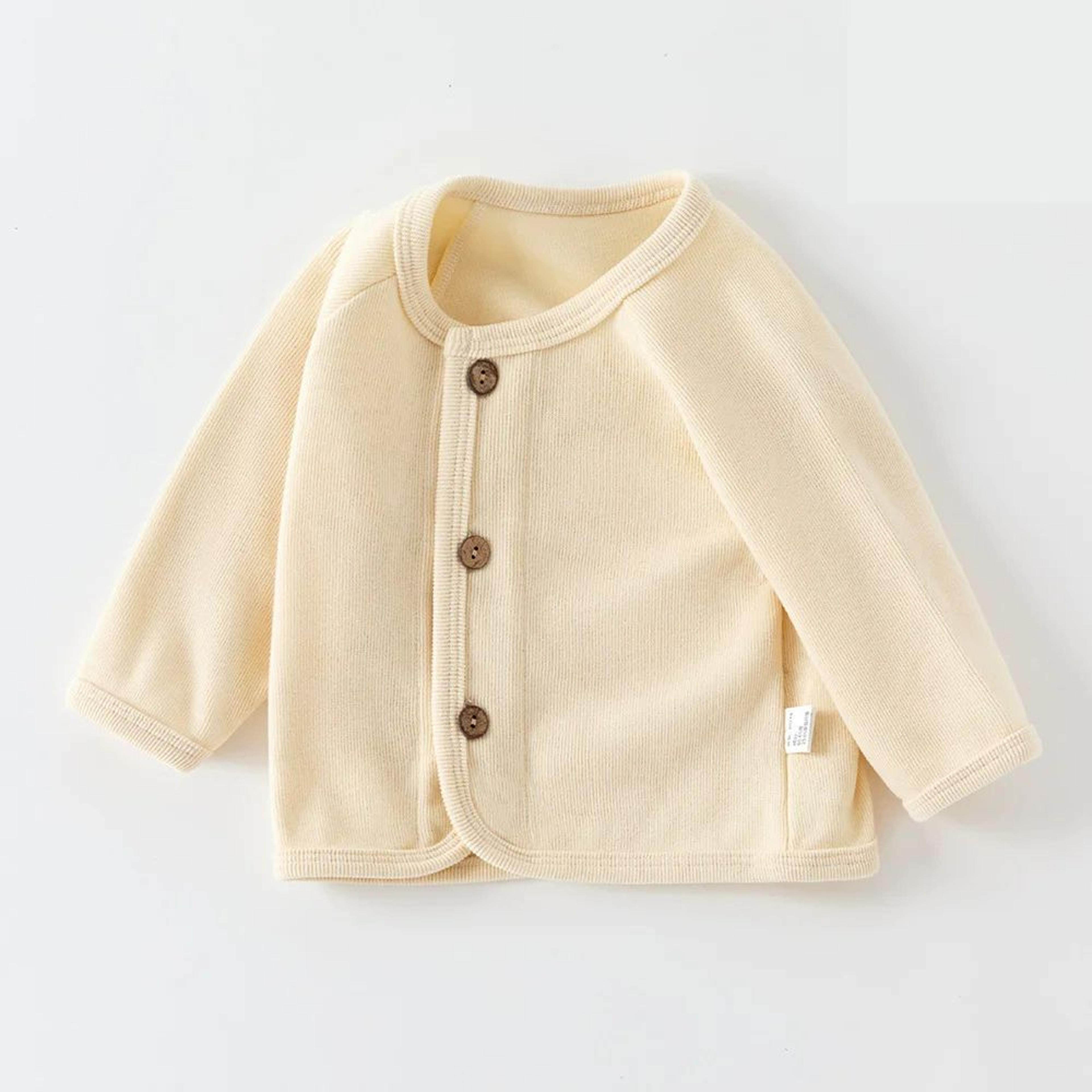 Kids Knitted Cardigan  Solid Color Sweater For Boys  Girls Spring  Autumn Layering School Outfits   2
