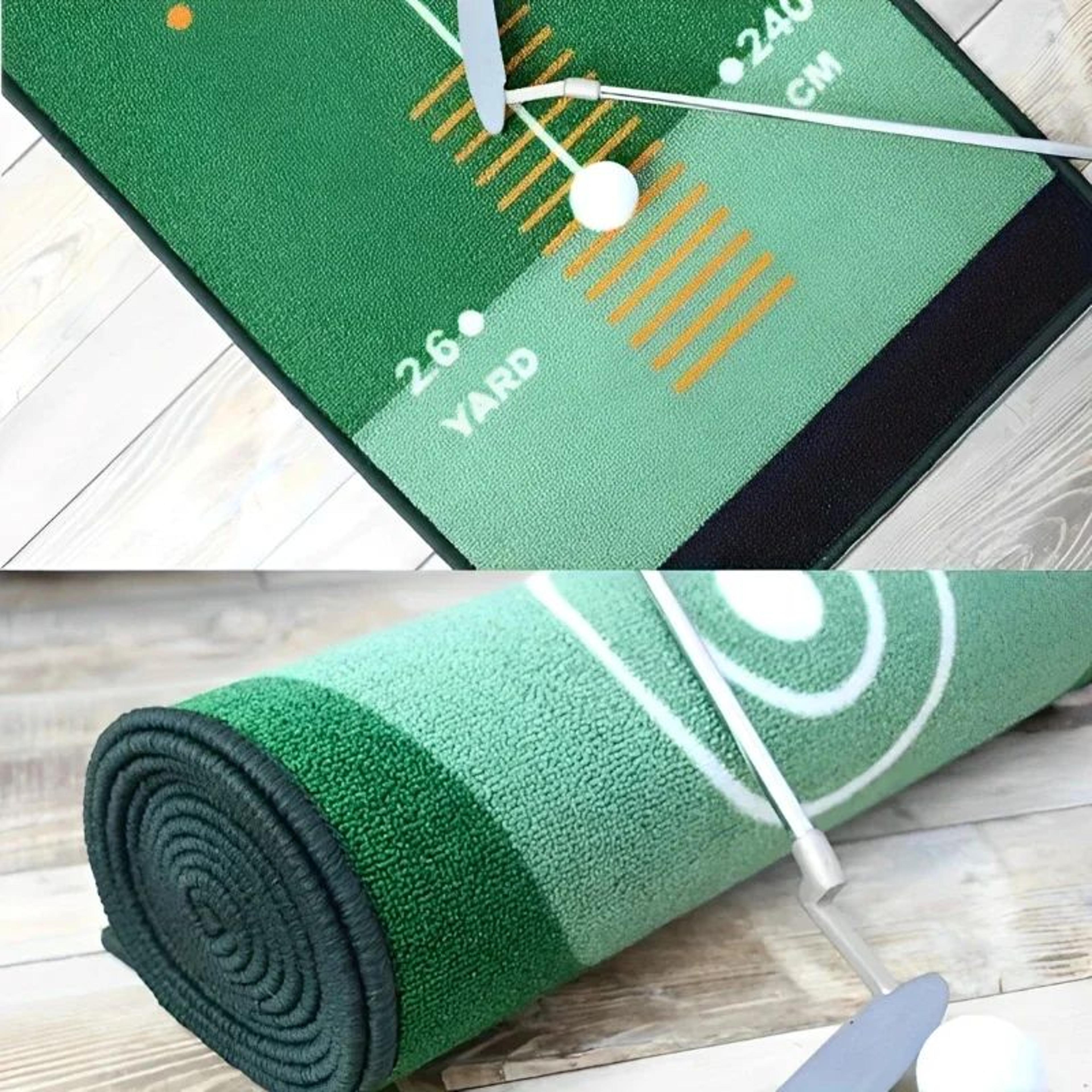 Golf Putting Practice Mat  1969 X 11811 In Washable AntiSlip Training Carpet For Indoor Outdoor And 2