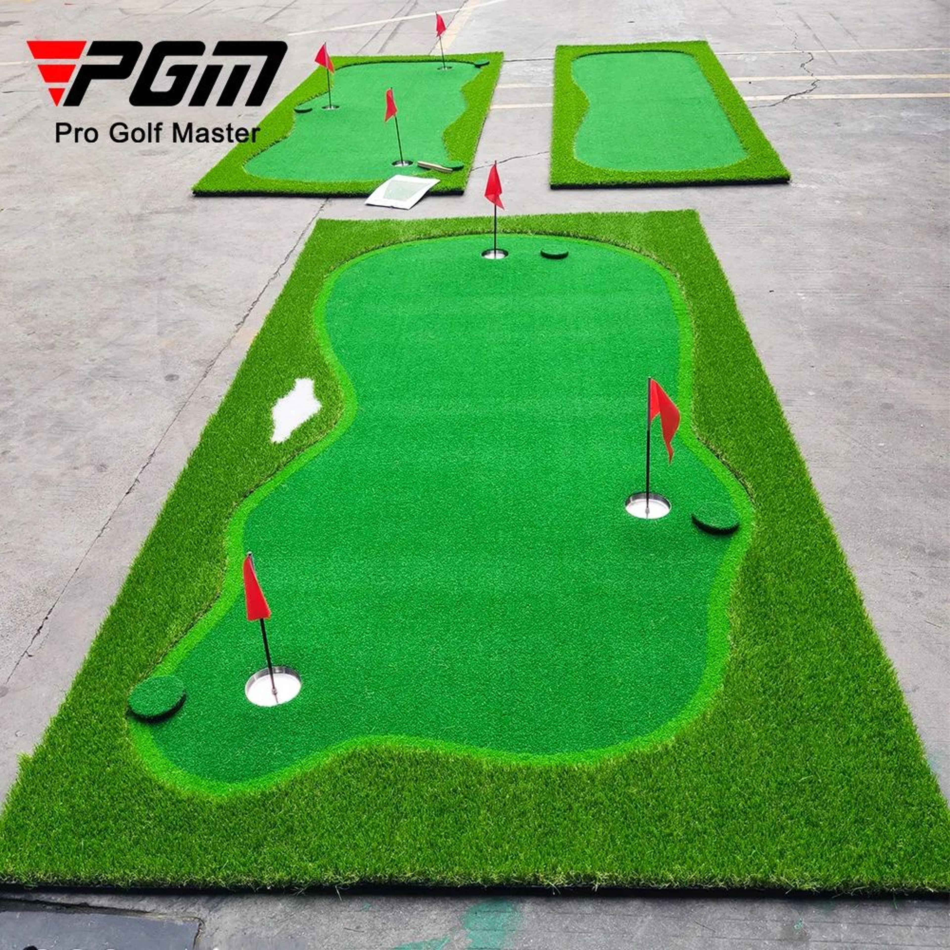 Indoor Golf Putting Green  3937 X 11811 In Practice Mat With Short  Long Turf  EVA Backing For Home 2
