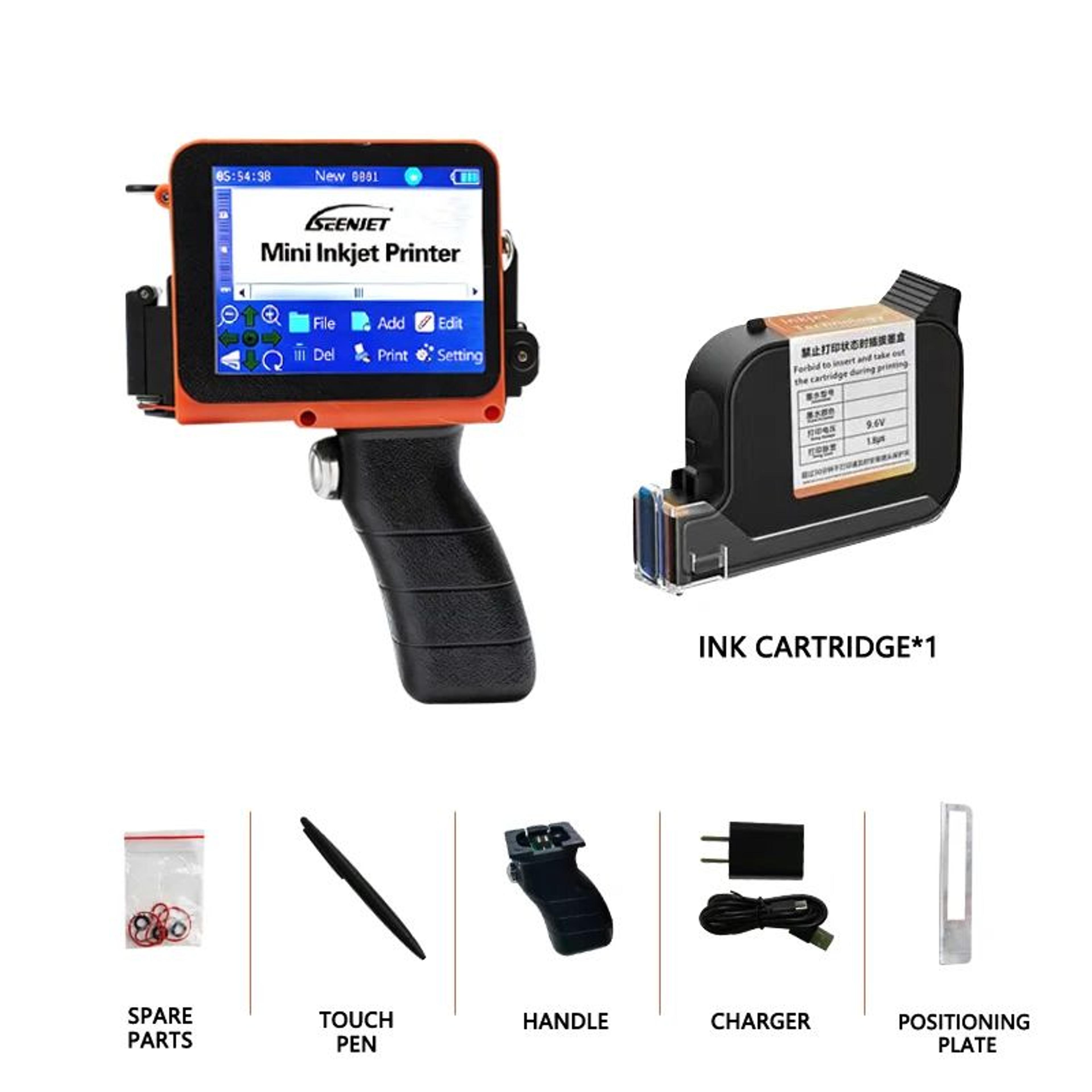 Handheld Inkjet Printer  Mini P3 Date Batch  QR Code Printing For Bottles Boxes And Product Labels  6