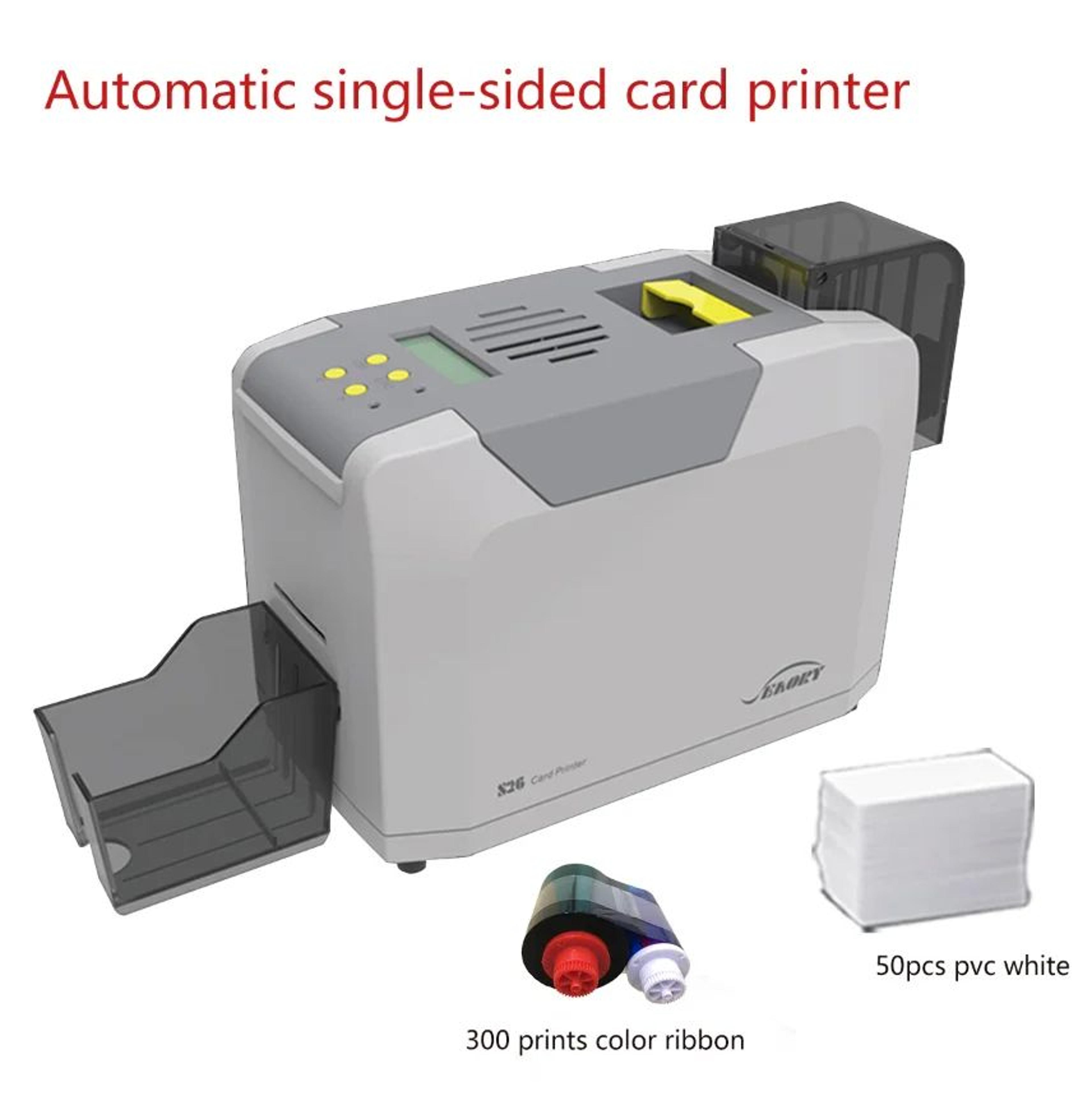 PVC ID Card Printer  S20 SingleSided USB Color Printing For CR80 Employee Badges Student Cards And  11
