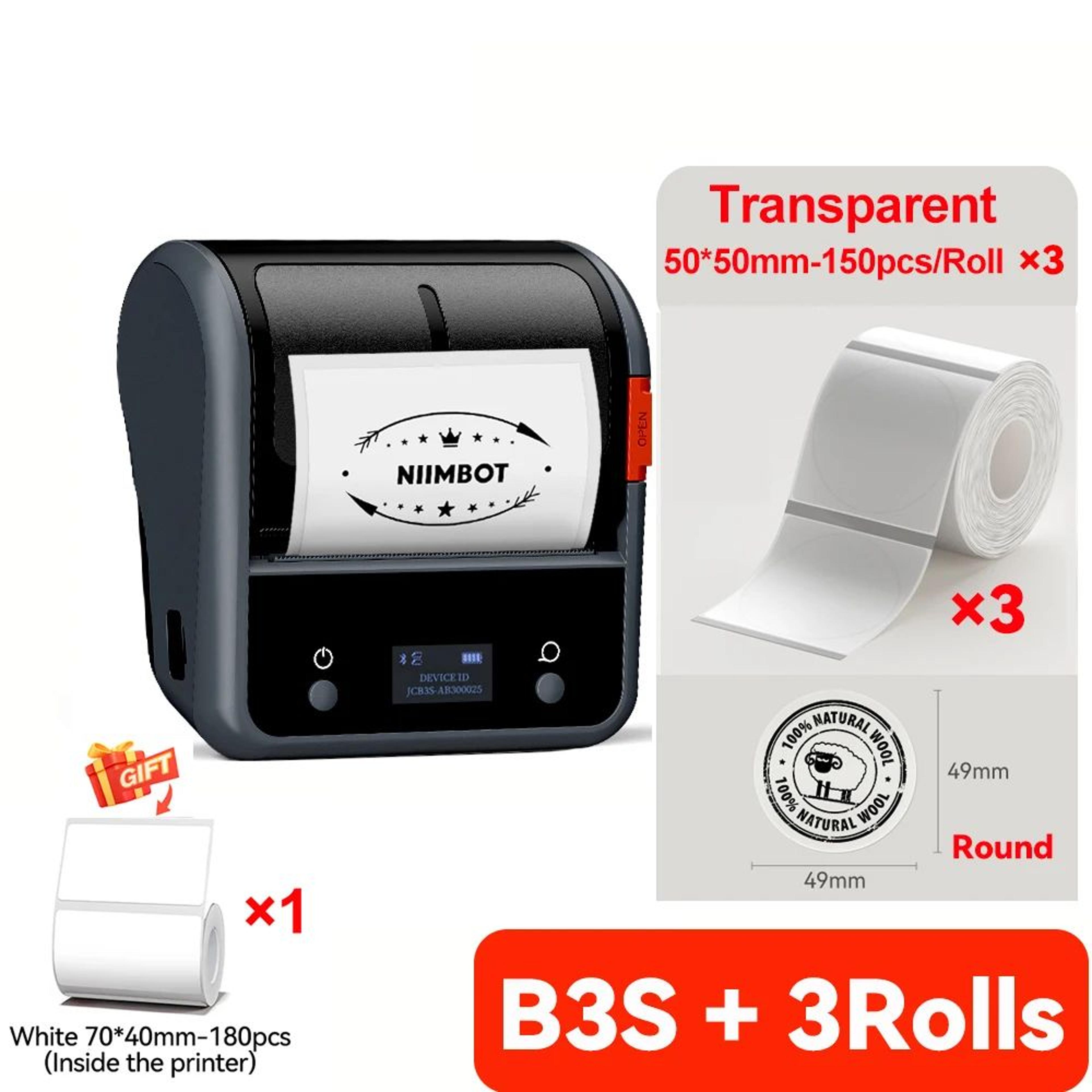 Wireless Thermal Label Printer  B3S Bluetooth Barcode  Jewelry Sticker Maker For IOS Android  Windo 14