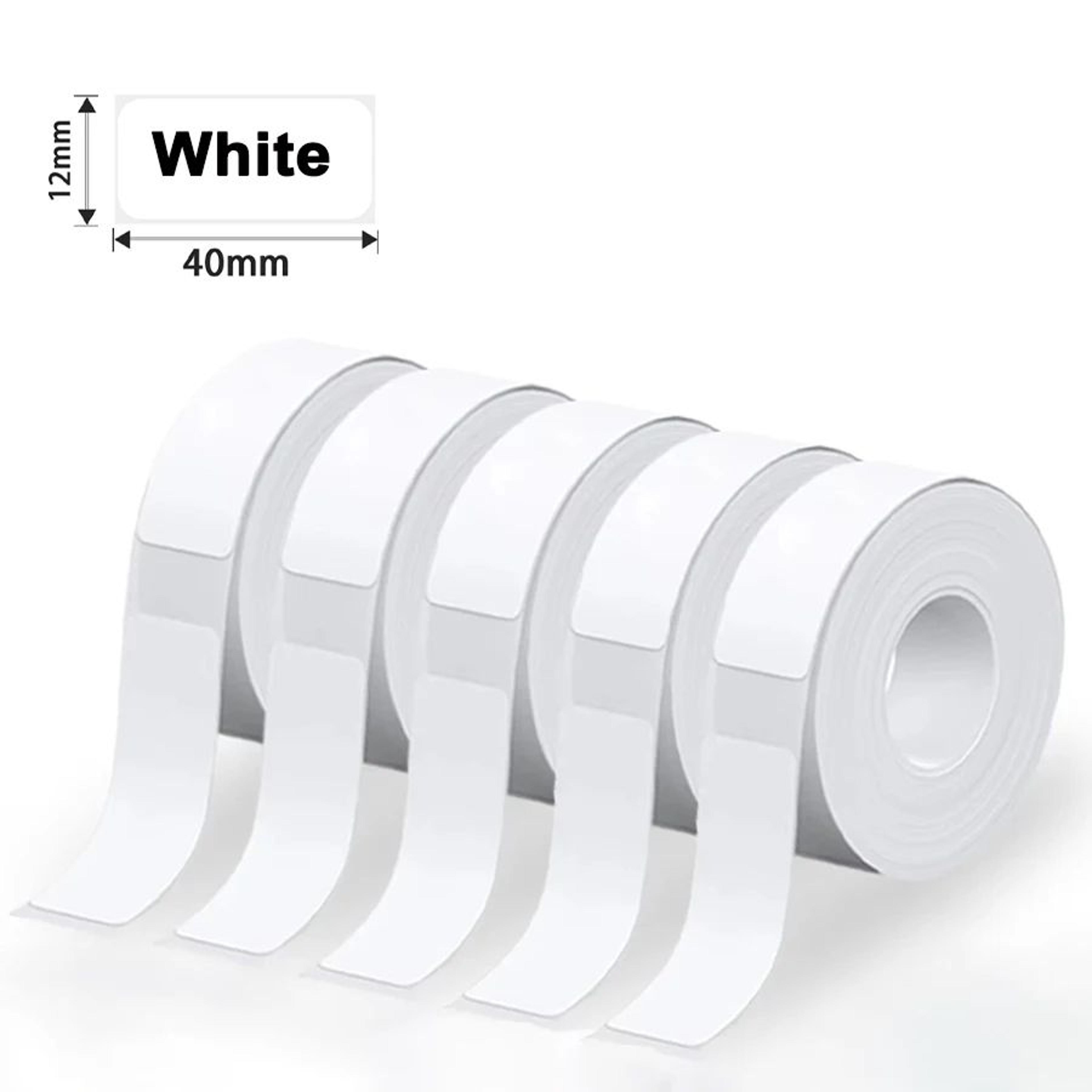 Thermal Label Refill  SelfAdhesive White Color  Decorative Sticker Rolls For P15 P12 P11 D30  Q30 L