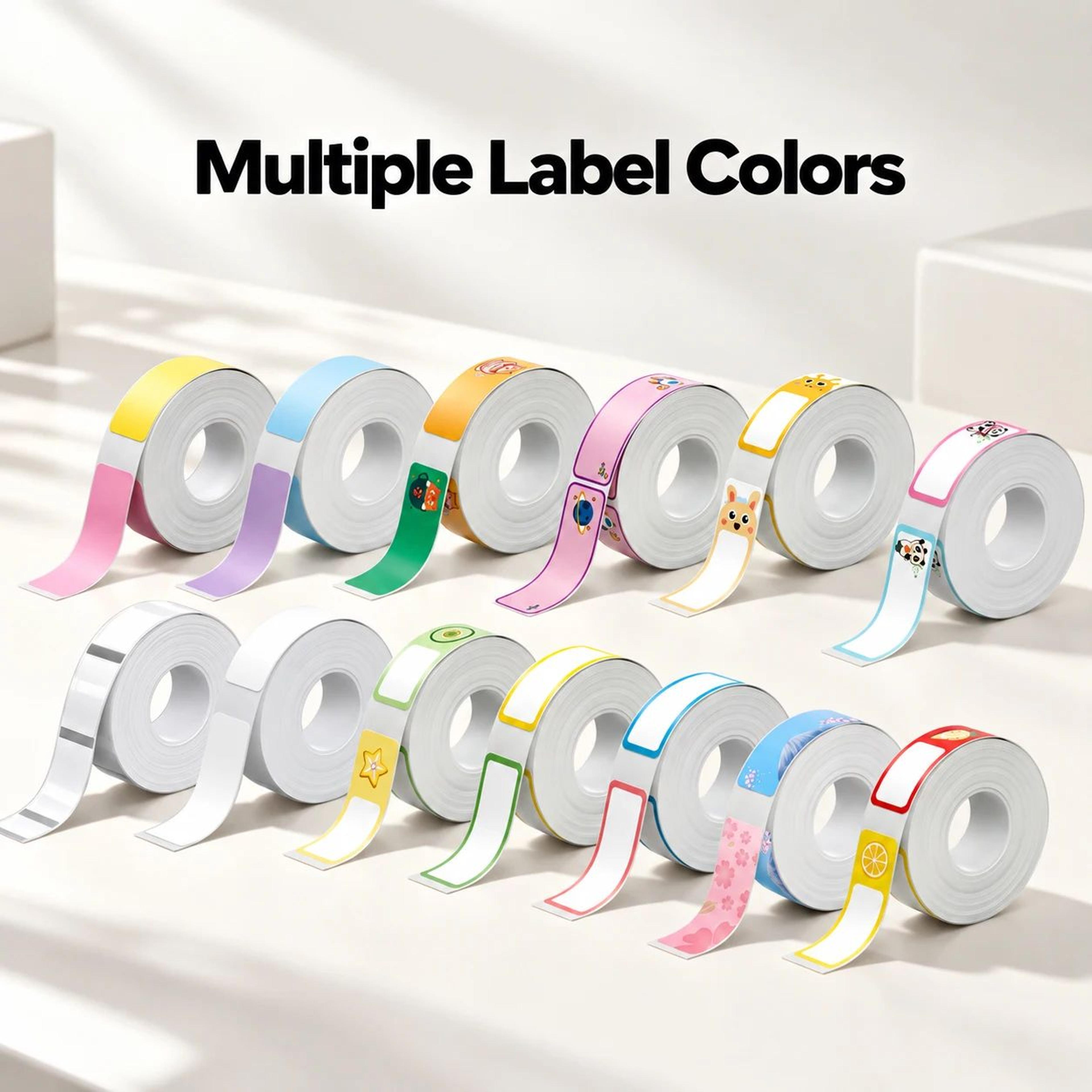 Portable Label Printer  P15 Bluetooth Inkless Sticker Maker For Home Storage Flower Shop Price Tags 1