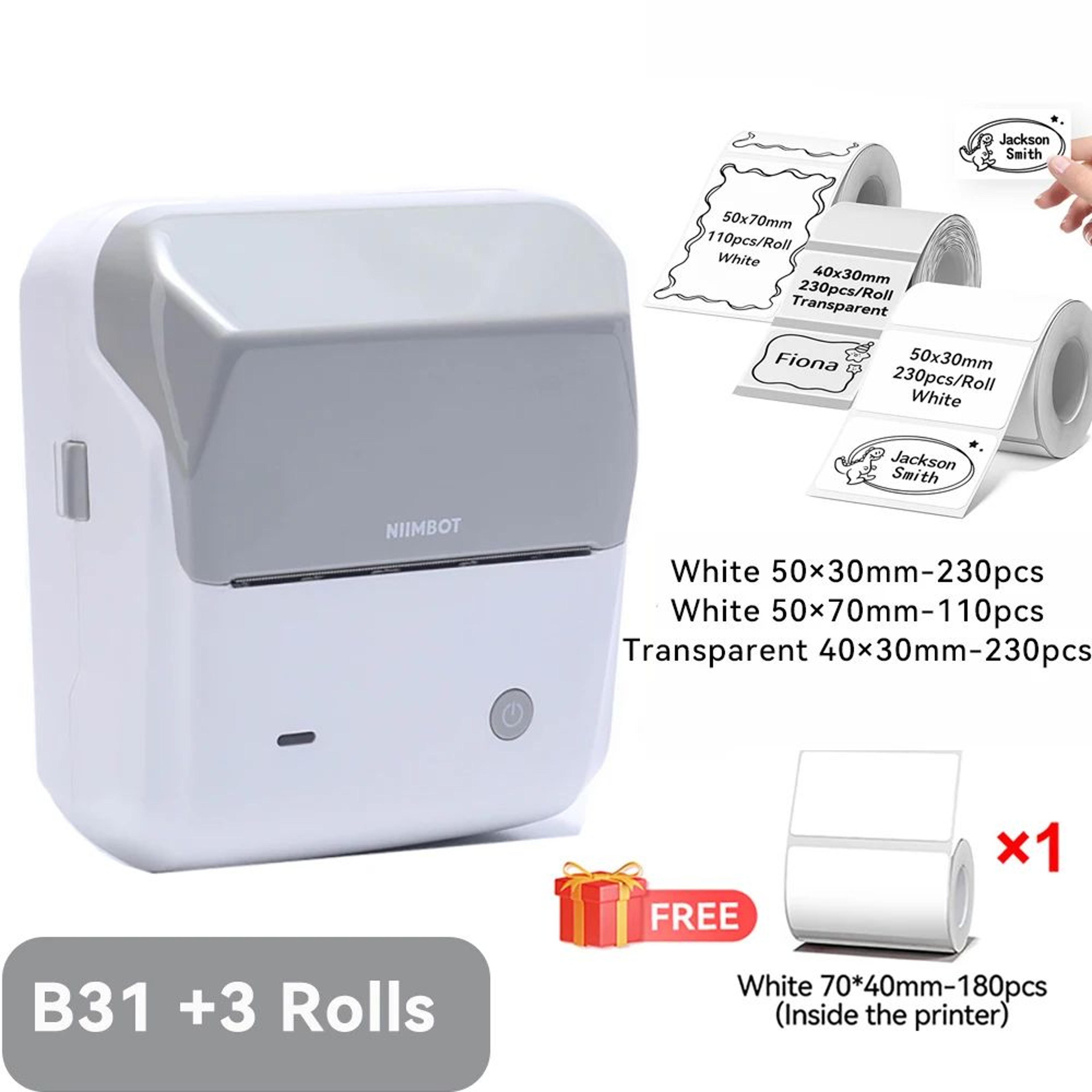 Thermal Label Printer  B31 Bluetooth Sticker Maker For Business Barcodes Clothing Jewelry  Home Off 21