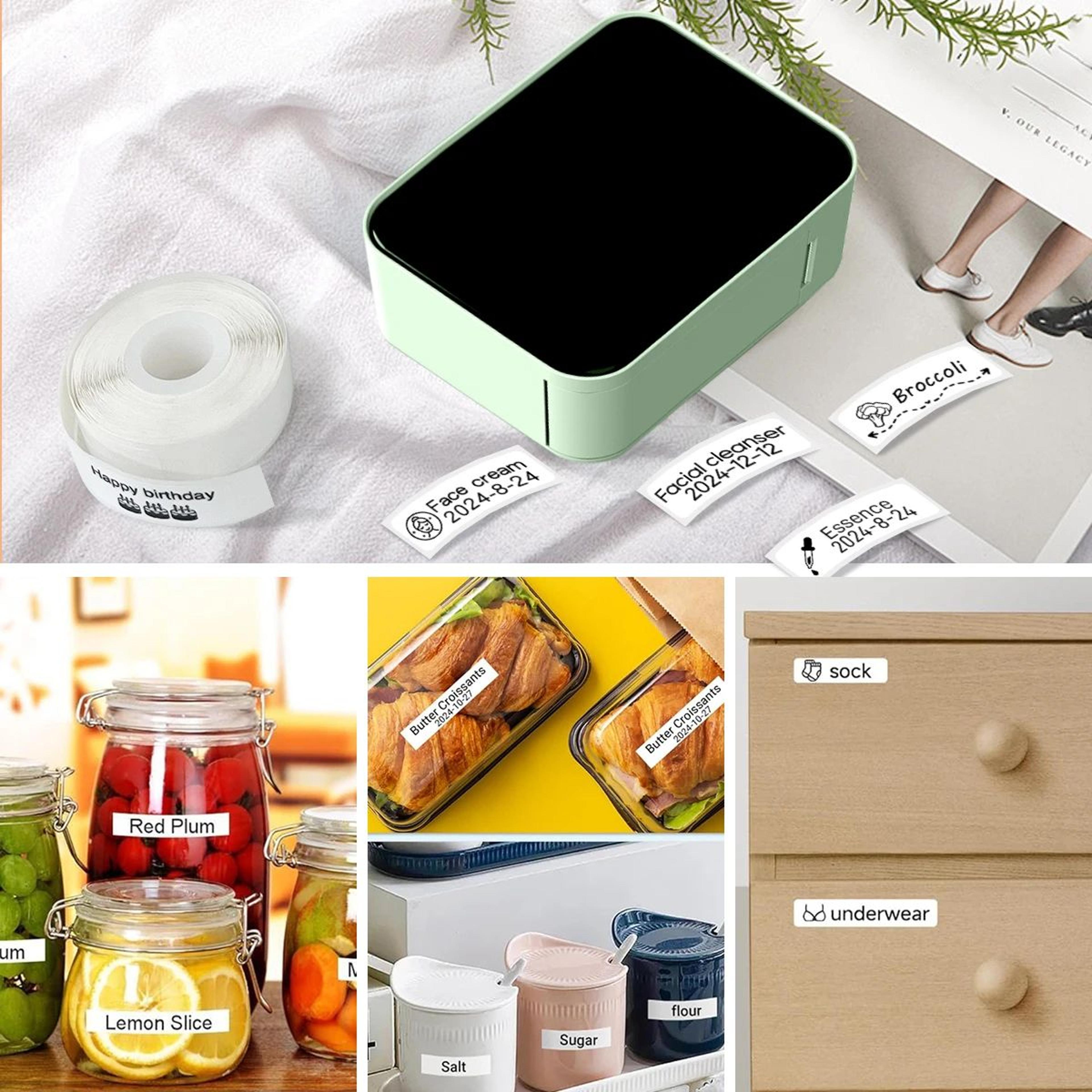 Mini Label Printer  P15 Bluetooth Inkless Sticker Maker With App Editing  Bulk Printing For Home  O 5