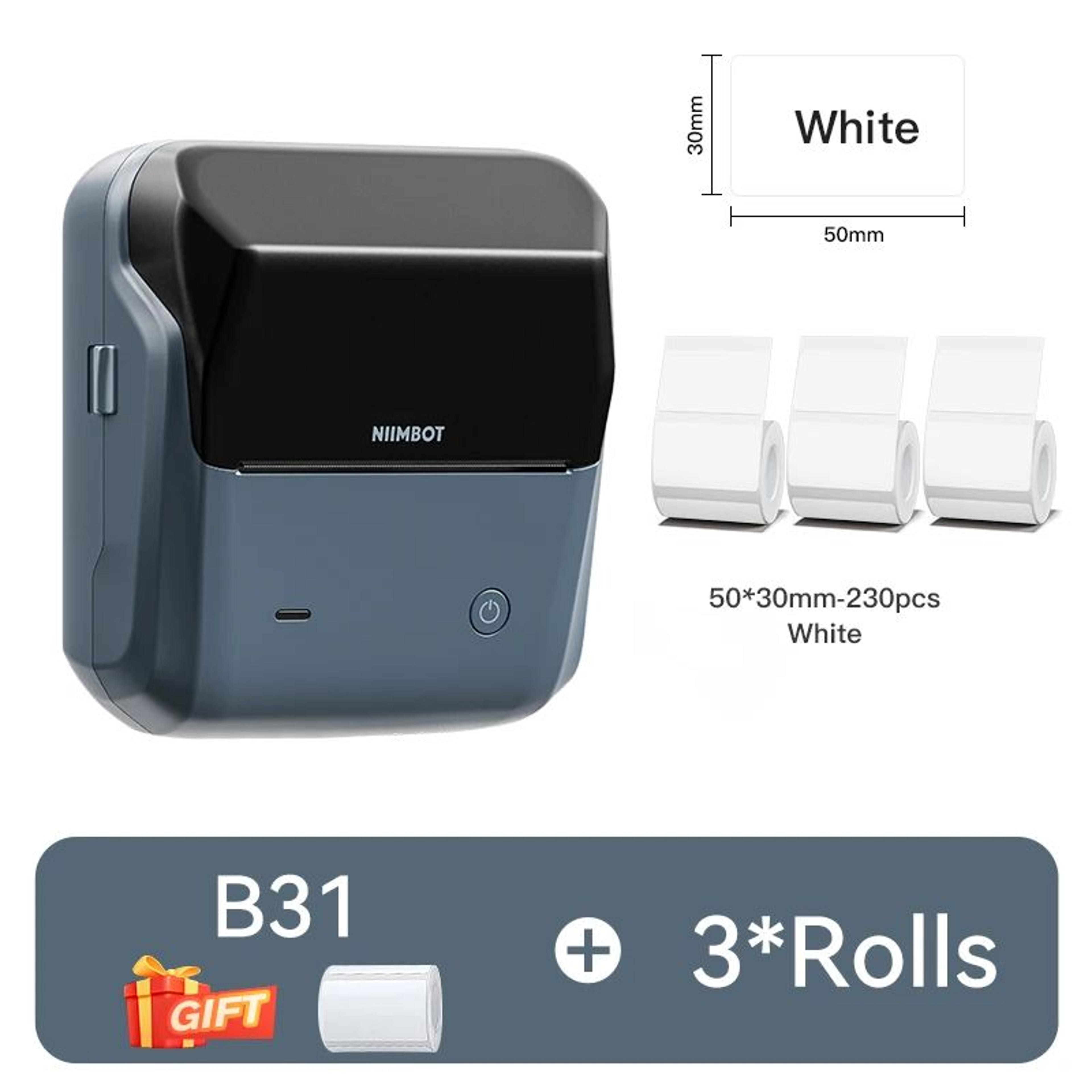 Thermal Label Printer  B31 Wireless Barcode Sticker Maker For Clothing Jewelry Retail Tags  Home Of 12