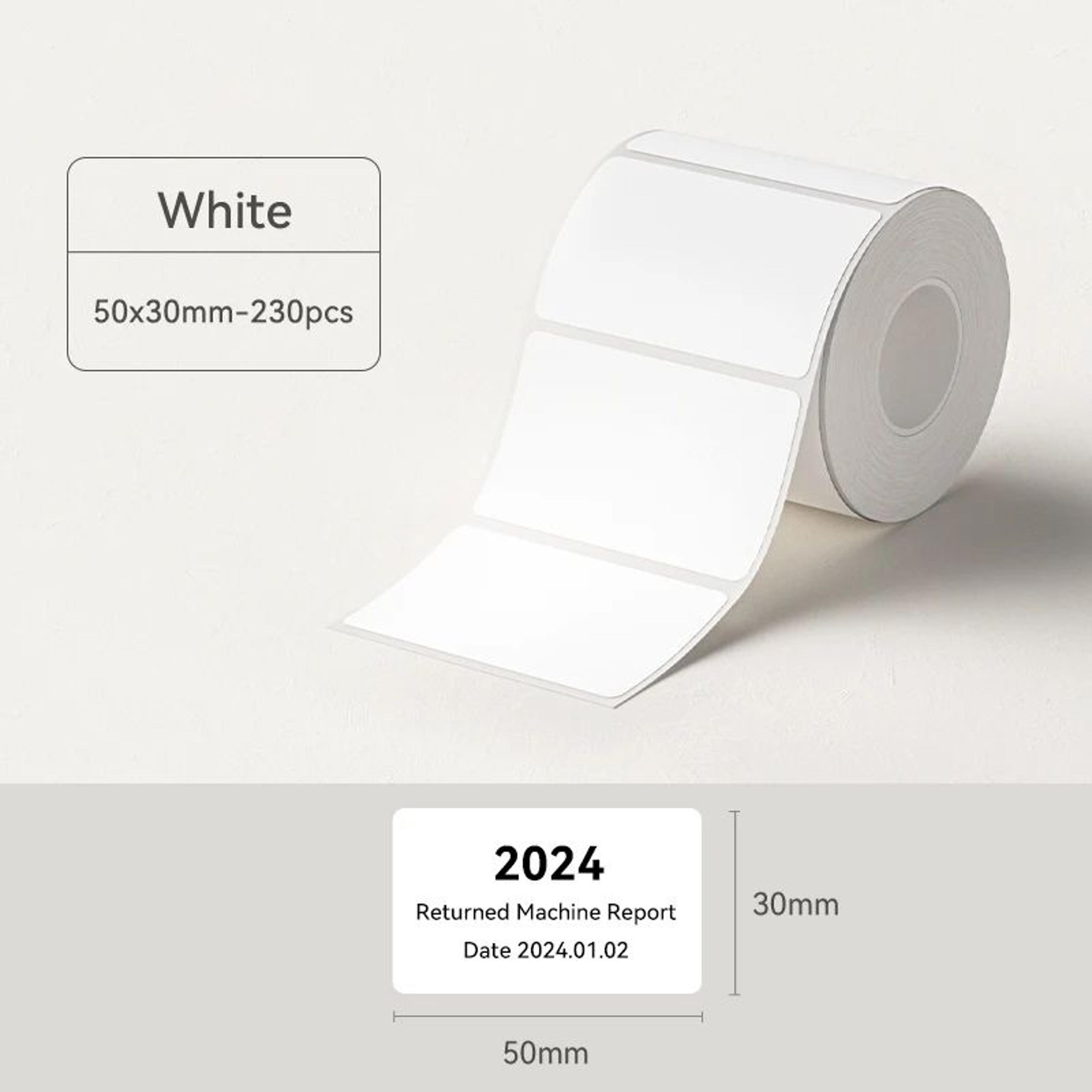 Thermal Label Paper  SelfAdhesive Sticker Rolls For B21  B3S Printers For Home Organization Name Ta