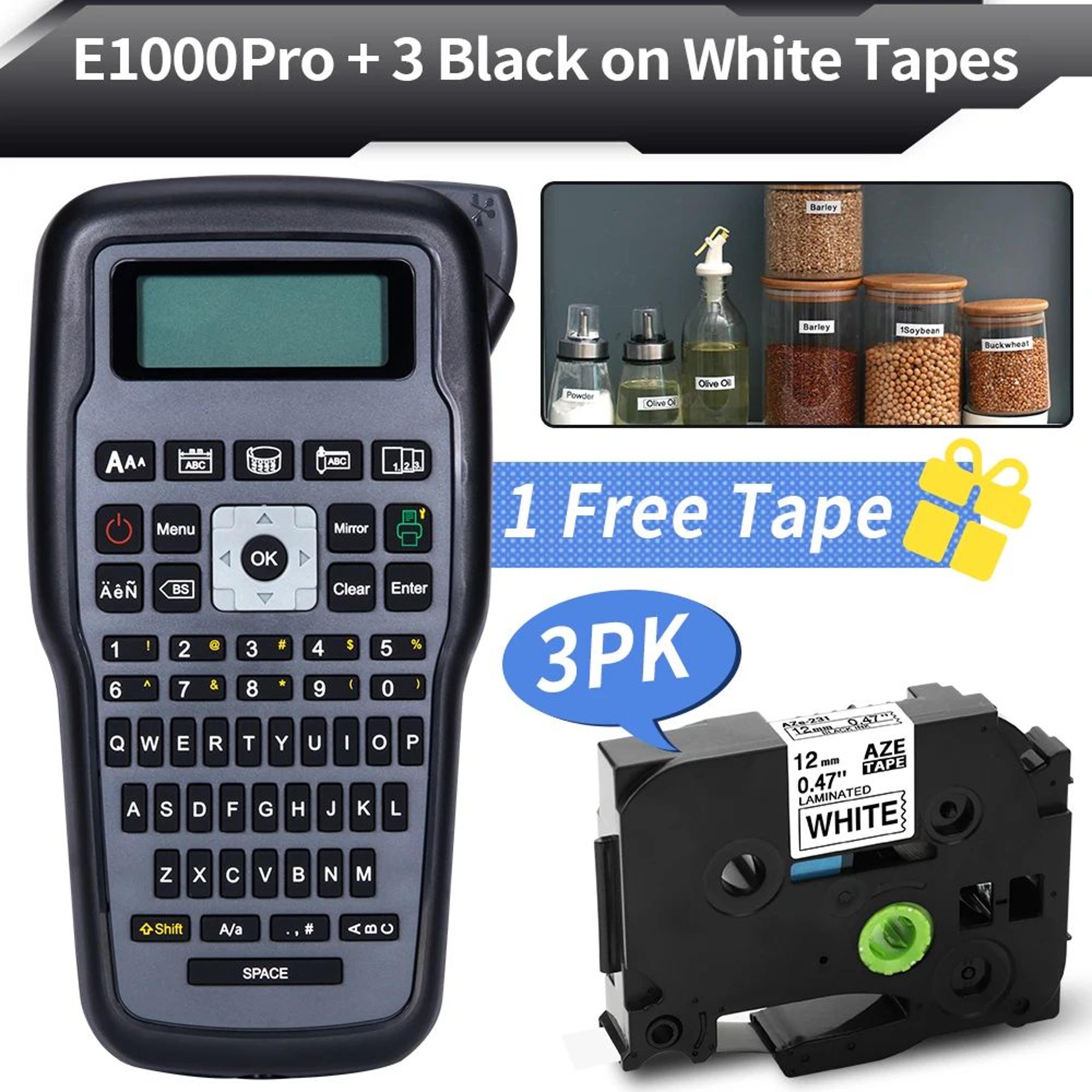 Industrial Label Maker  E1000 Pro Handheld Thermal Transfer Printer With QWERTY Keyboard For Cable  7