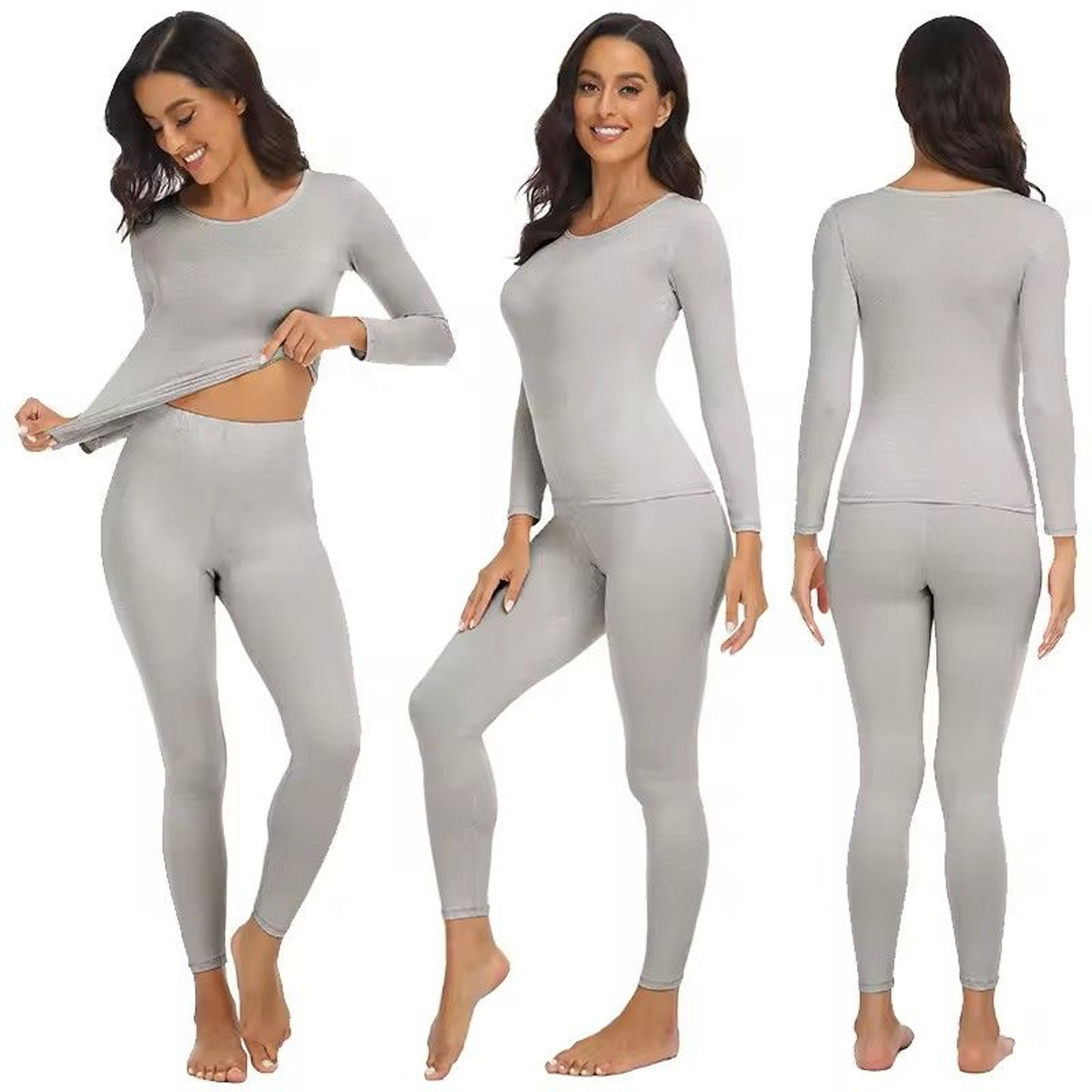 Performance Thermal Base Layer Set  2Pack FleeceLined Long Johns For Women Ideal For Hiking  Skiing