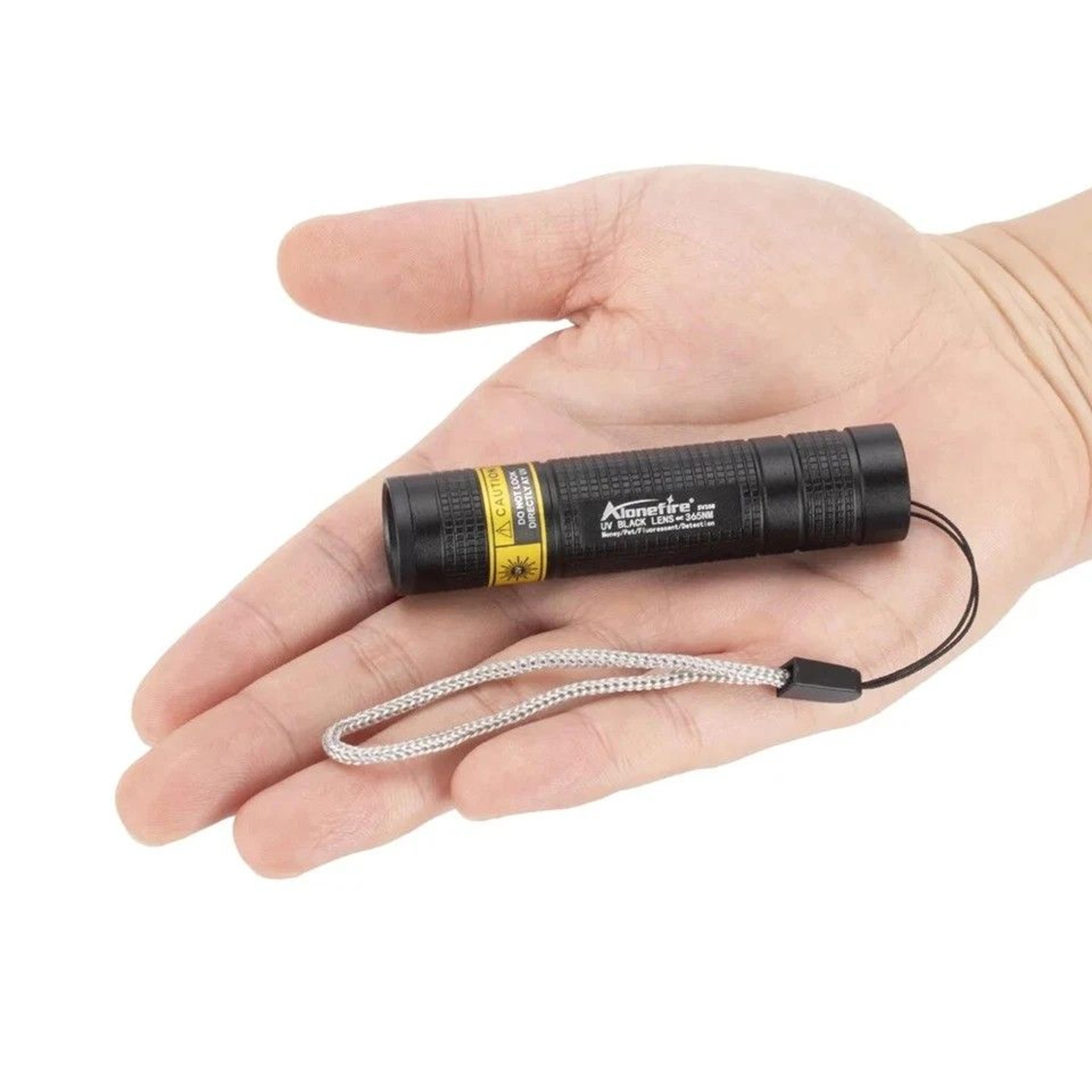 365nm Mini UV Blacklight Flashlight  USB Rechargeable  Detect Pet Stains Scorpions Money Marks Mine