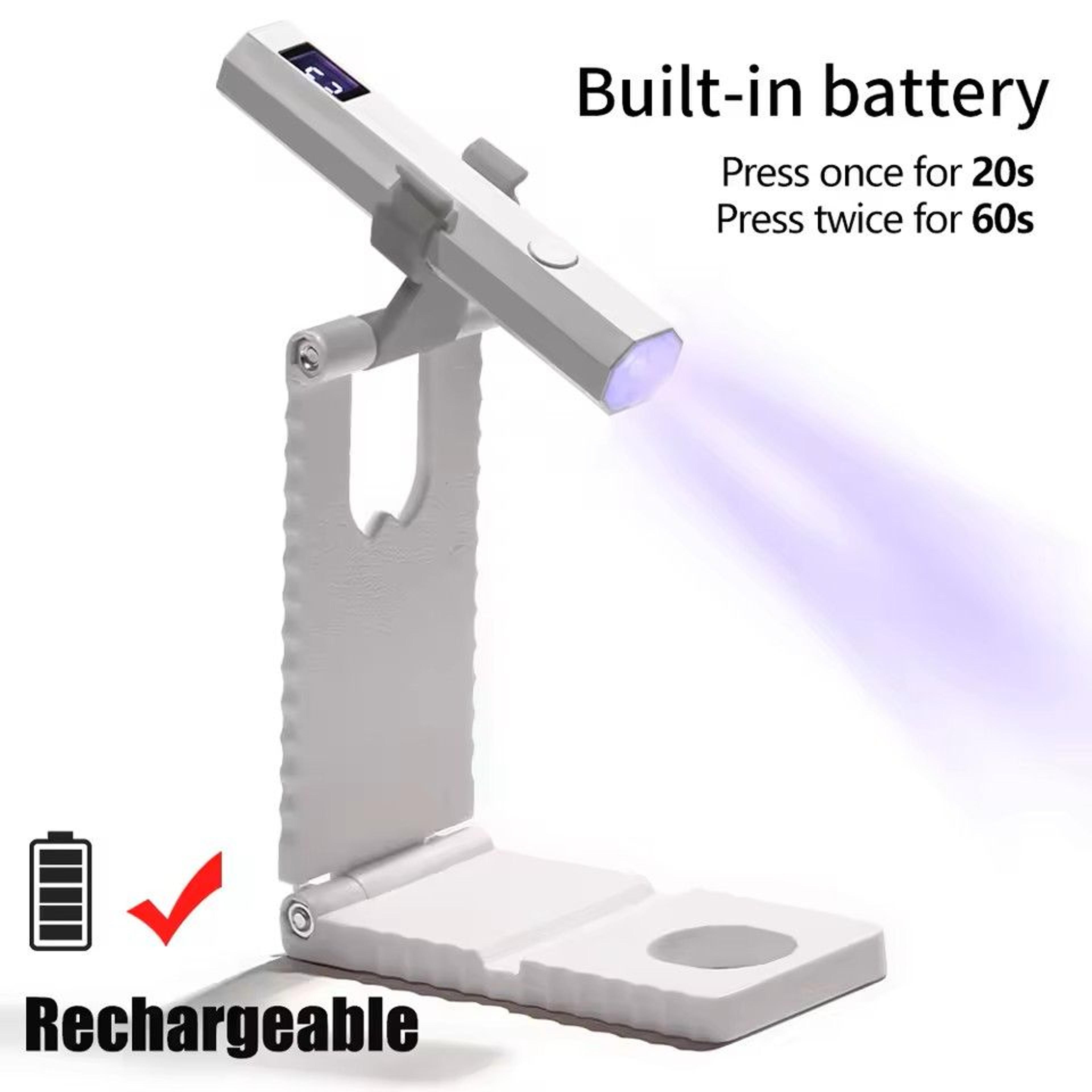 Minicure Portable UV Nail Light Rechargeable Handheld LED Lamp For Gel Nails 8