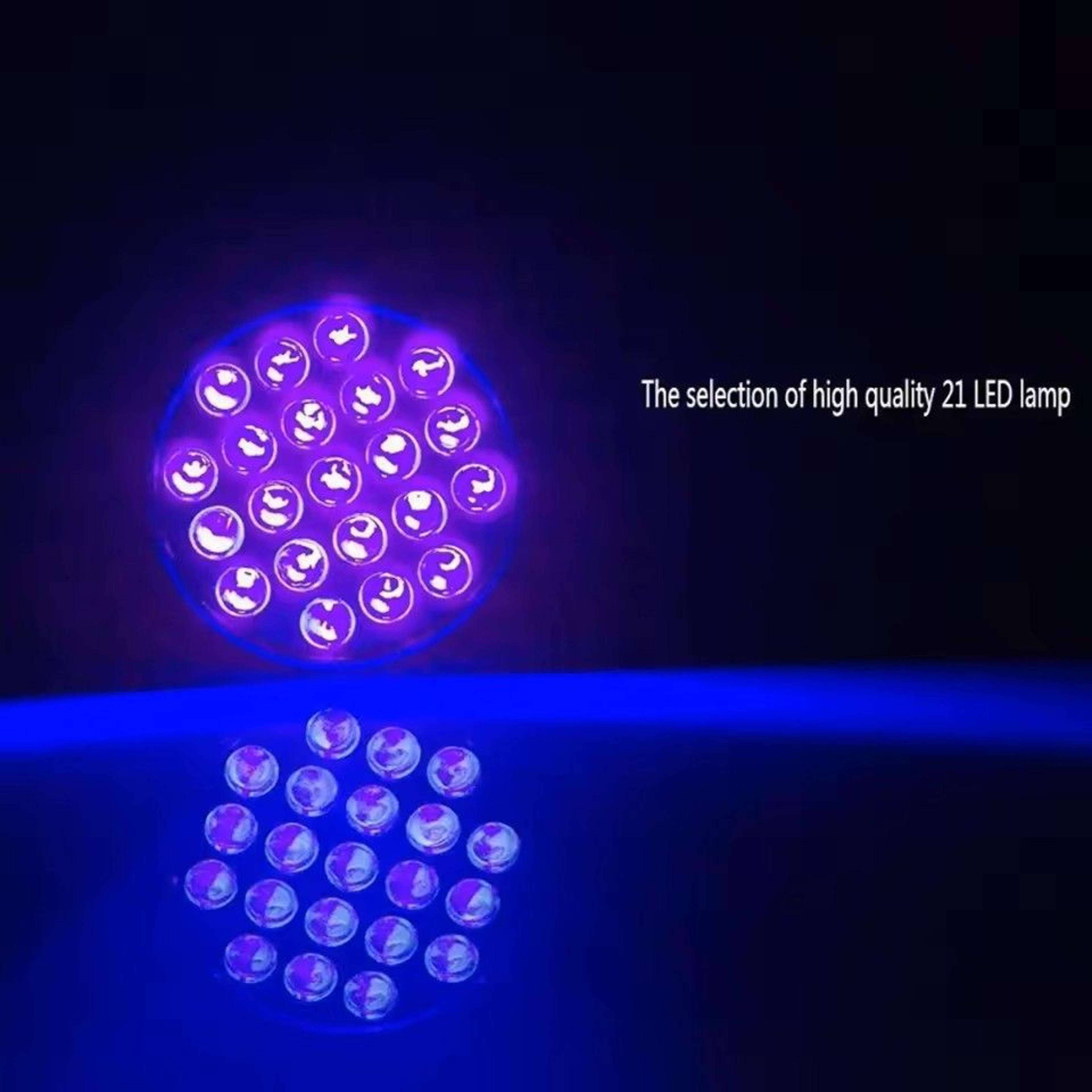 Portable 21 LED UV Ultraviolet Flashlight Blacklight 395 NM Mini Torch 3