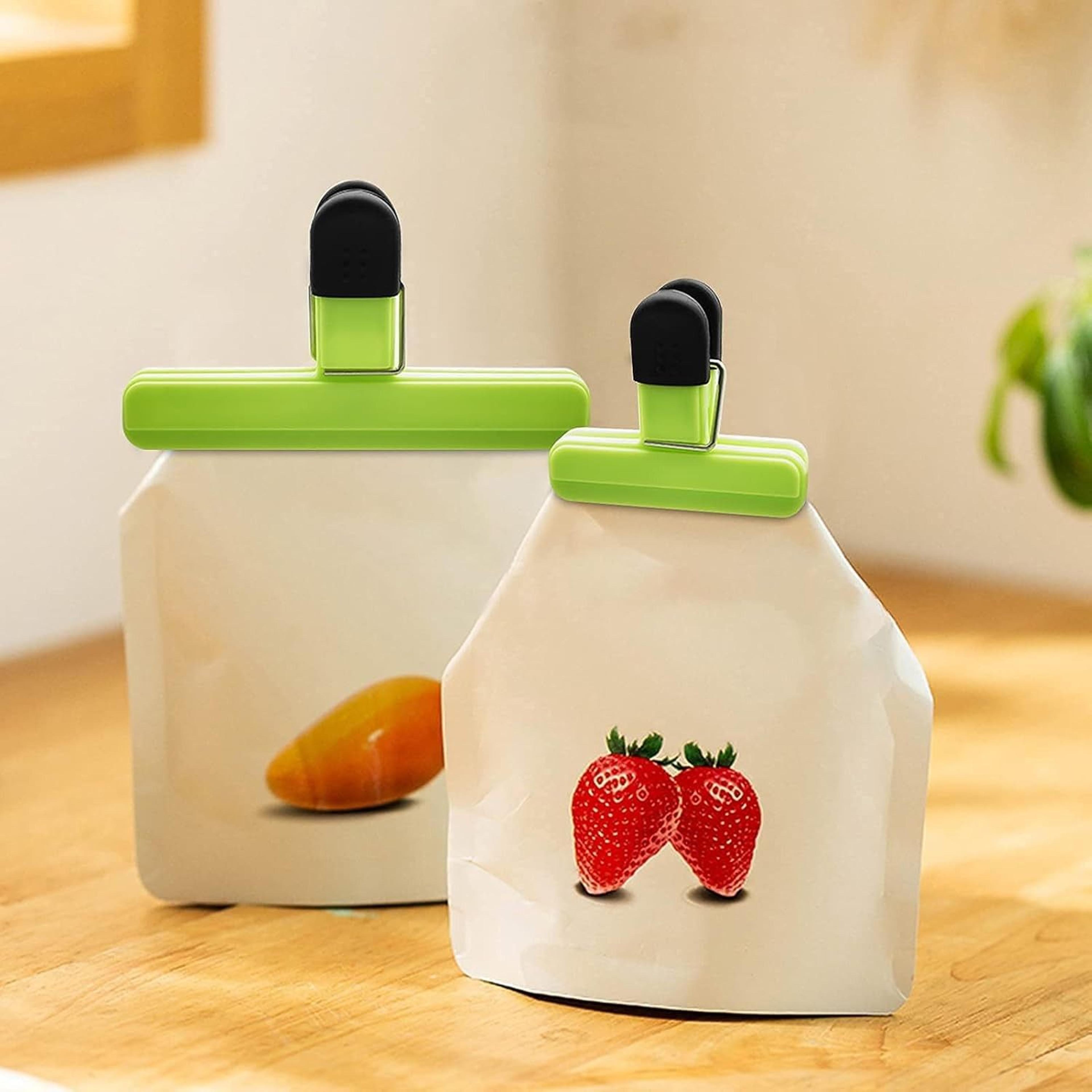 Heavy Duty Multipurpose Bag Clips For Kitchen Food Storage  Snack  Bread Bag Sealing Organizers Set 5