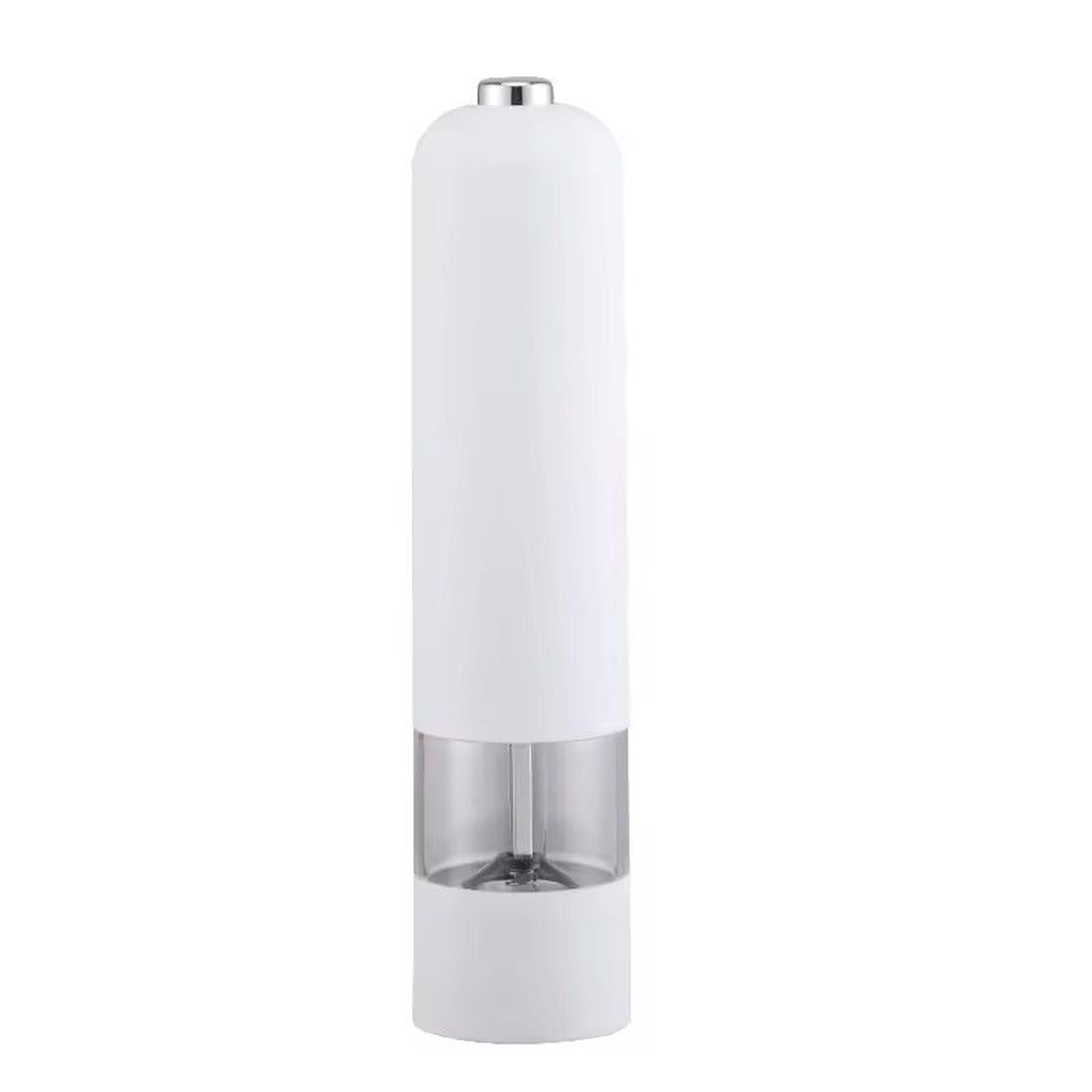 Electric Salt And Pepper Grinder Set One Handed Stainless Steel 4