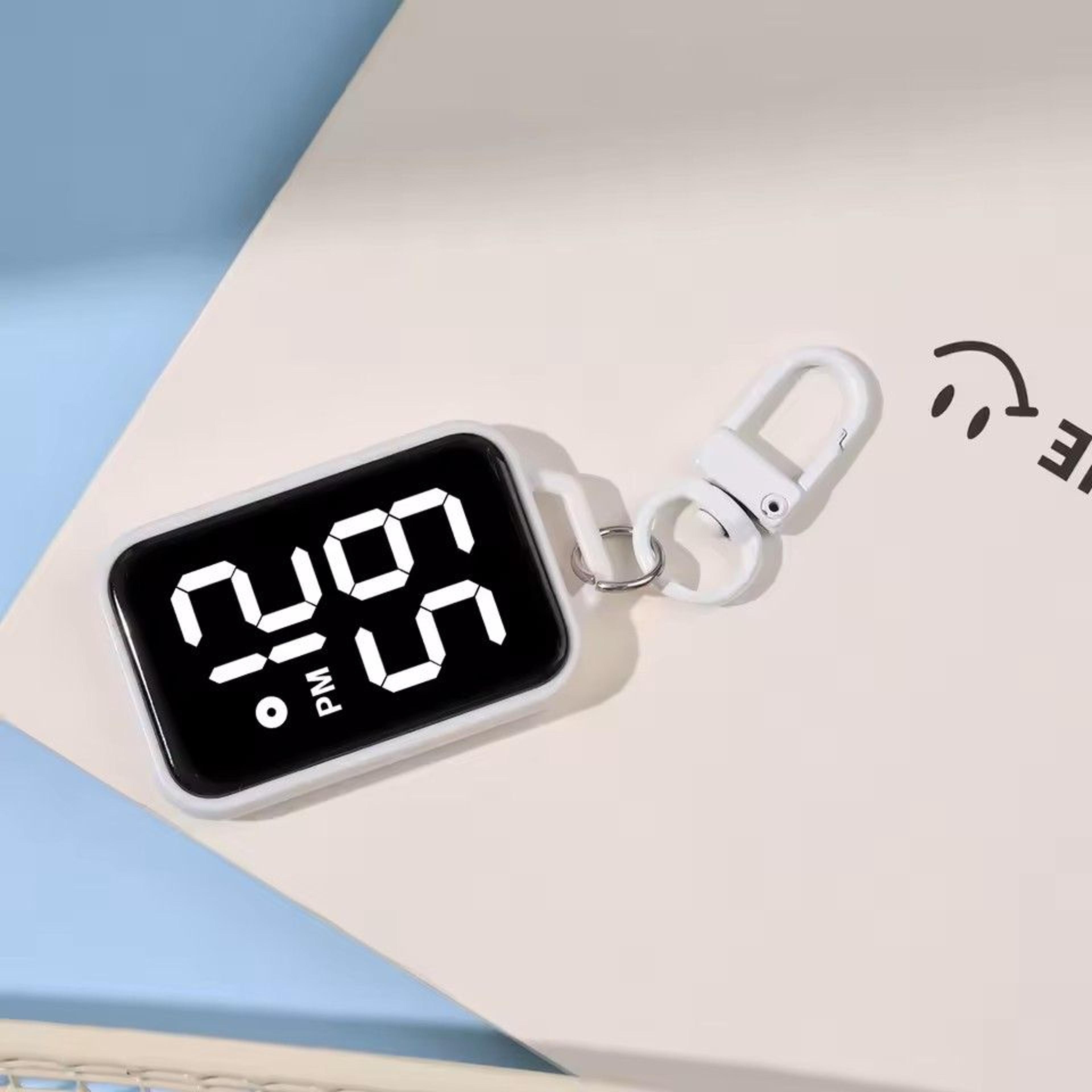 LED Keychain Digital Watch Mini Pocket Timepiece For Students And Backpacks 5