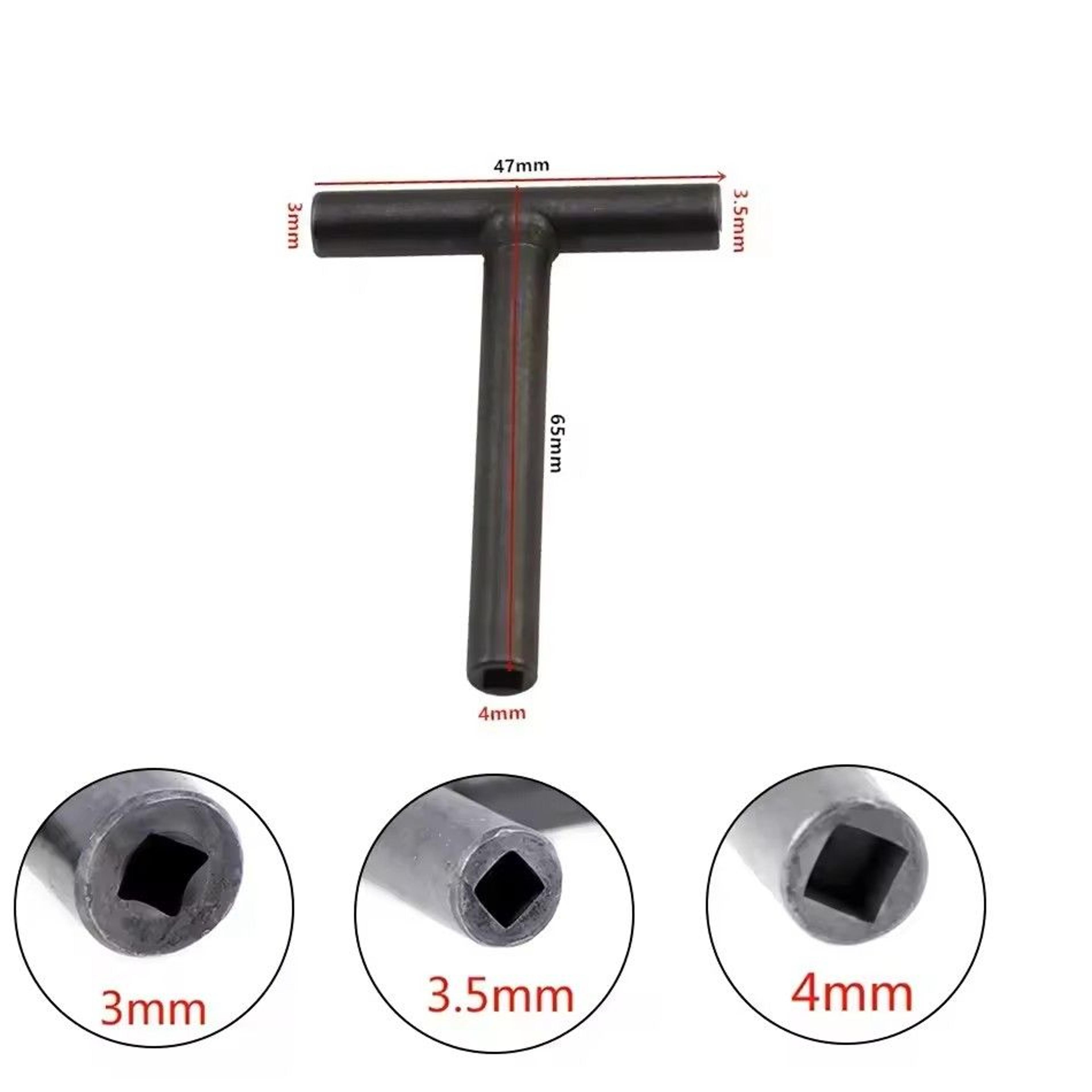 TType Valve Clearance Adjustment Wrench  Precision Square  Hex Spanner For Motorcycle Engines 3mm   0