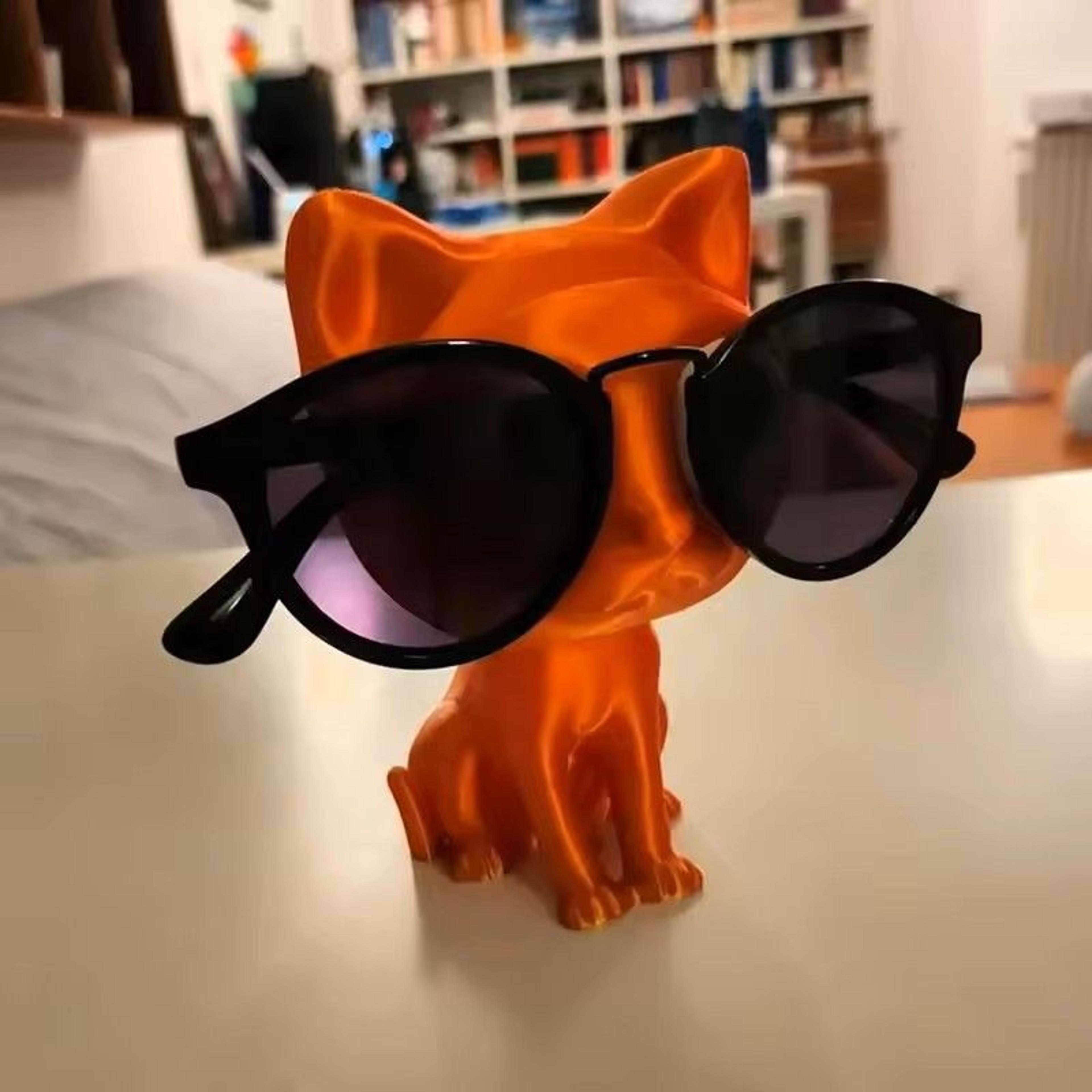 Cat Shaped Glasses Holder Stand  Eyeglasses  Sunglasses Display Rack For Desk Or Nightstand 0