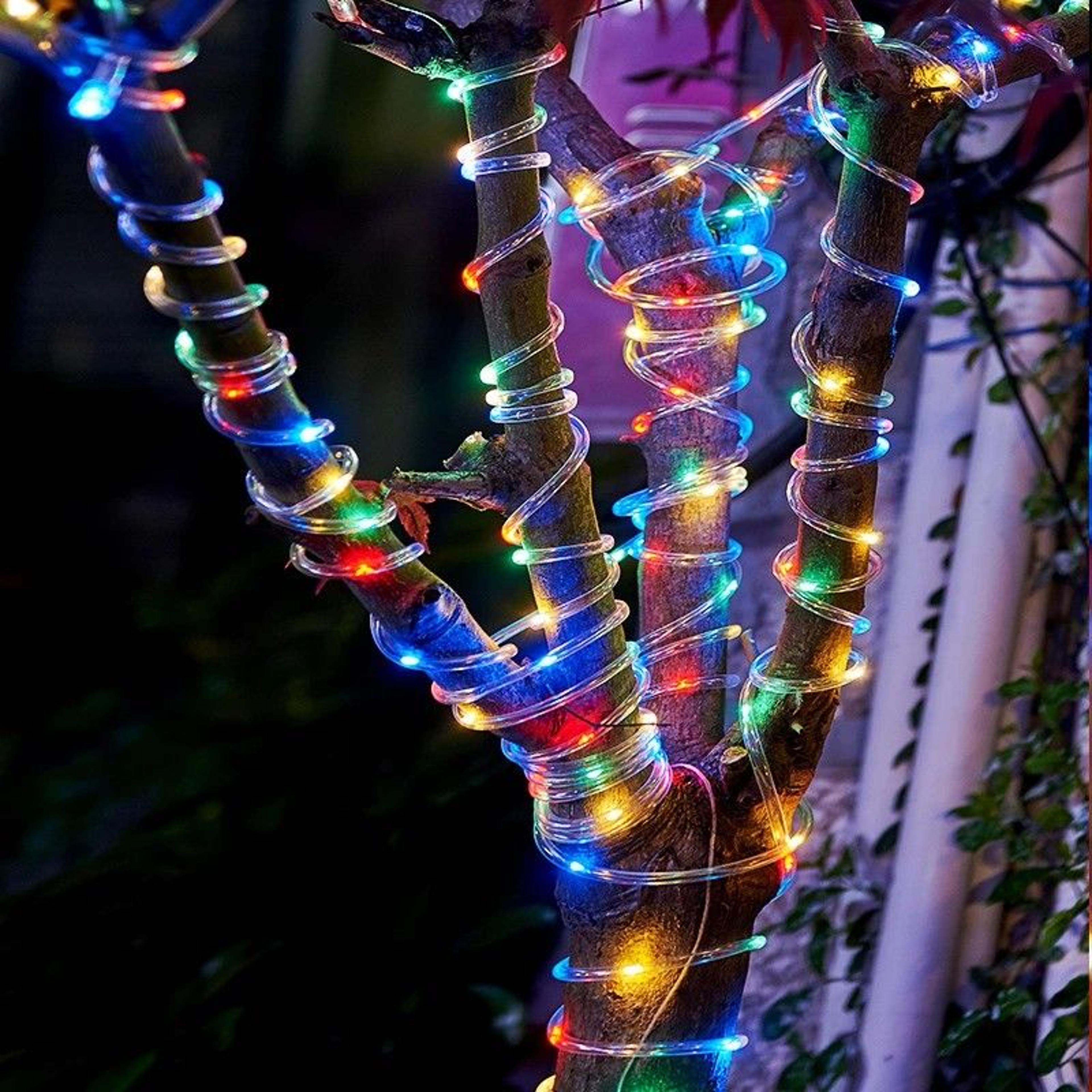 Solar LED Rope Lights For Outdoor Garden 10