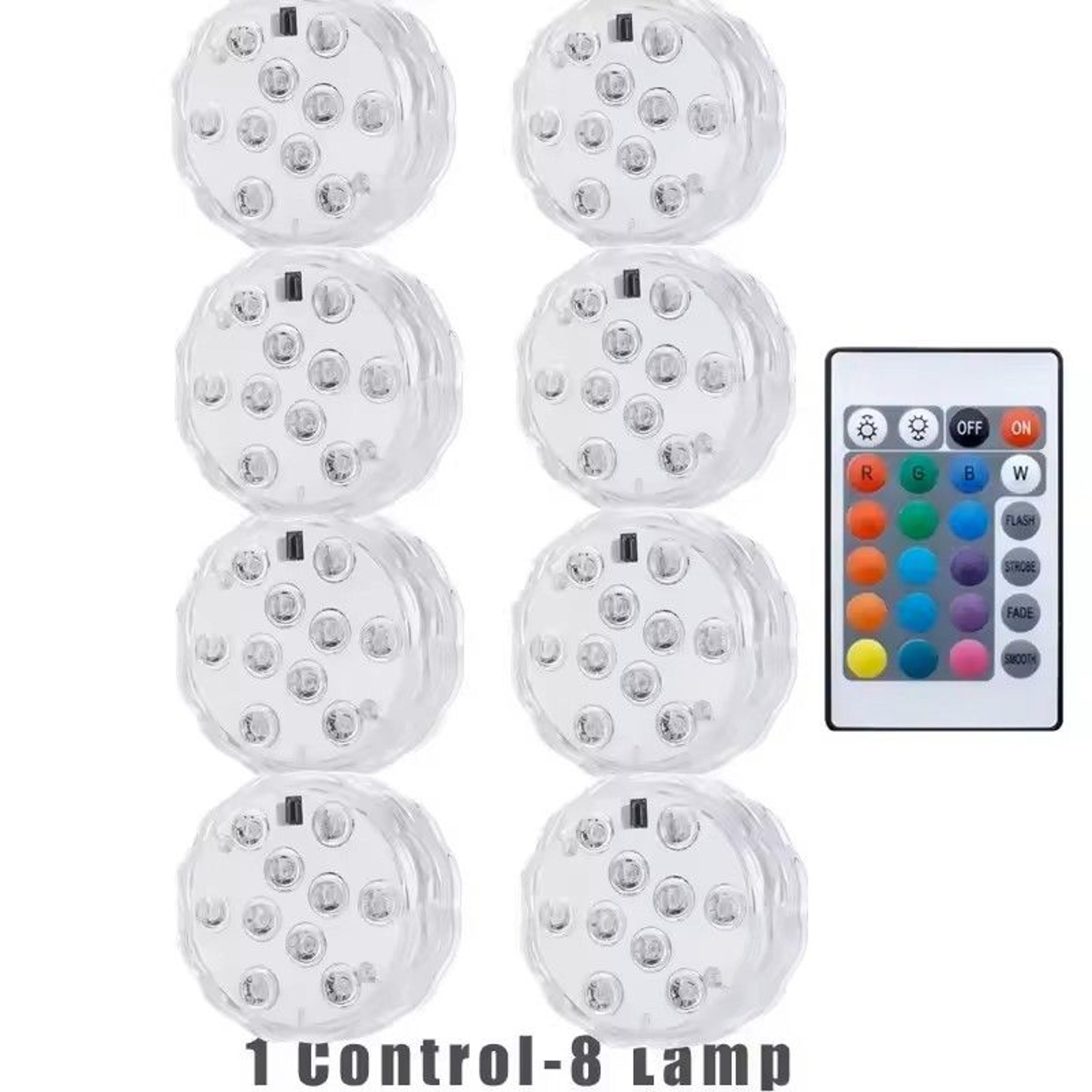 RGB LED Submersible Underwater Light 18