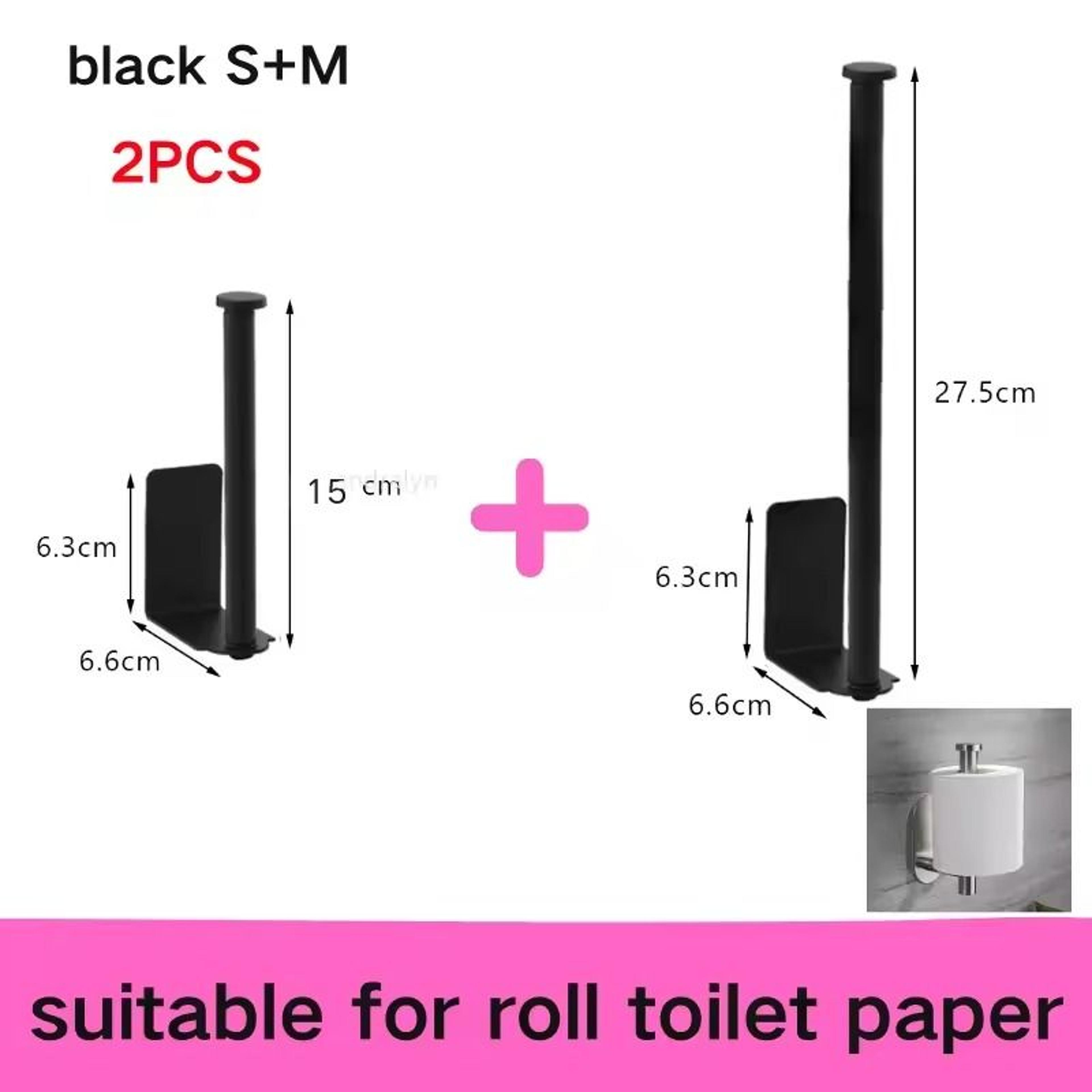 Stainless Steel SelfAdhesive Paper Towel Holder  NoDrill Toilet  Kitchen Roll Rack 10