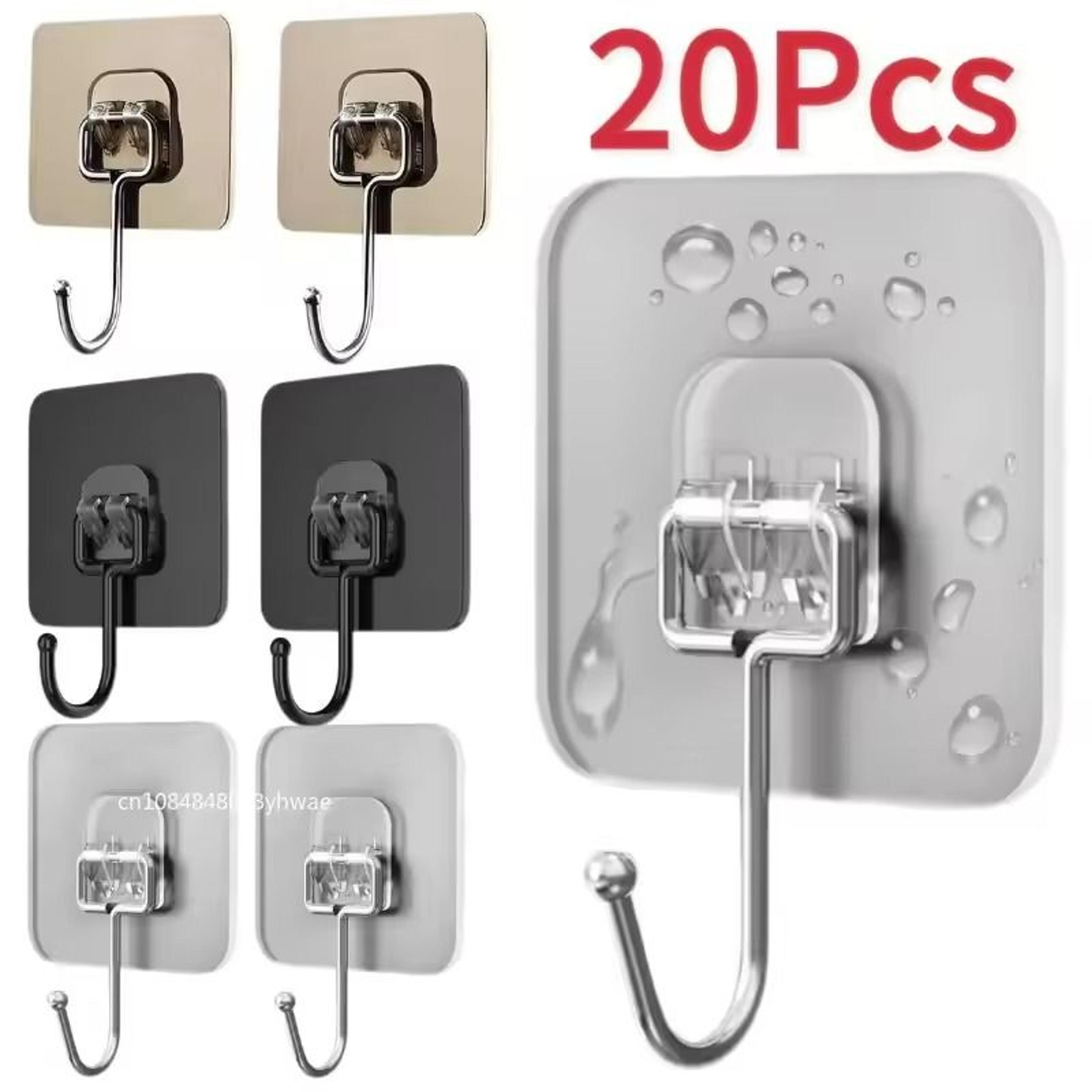 SelfAdhesive Rotating Hooks  Waterproof Seamless Wall Storage Hangers 0