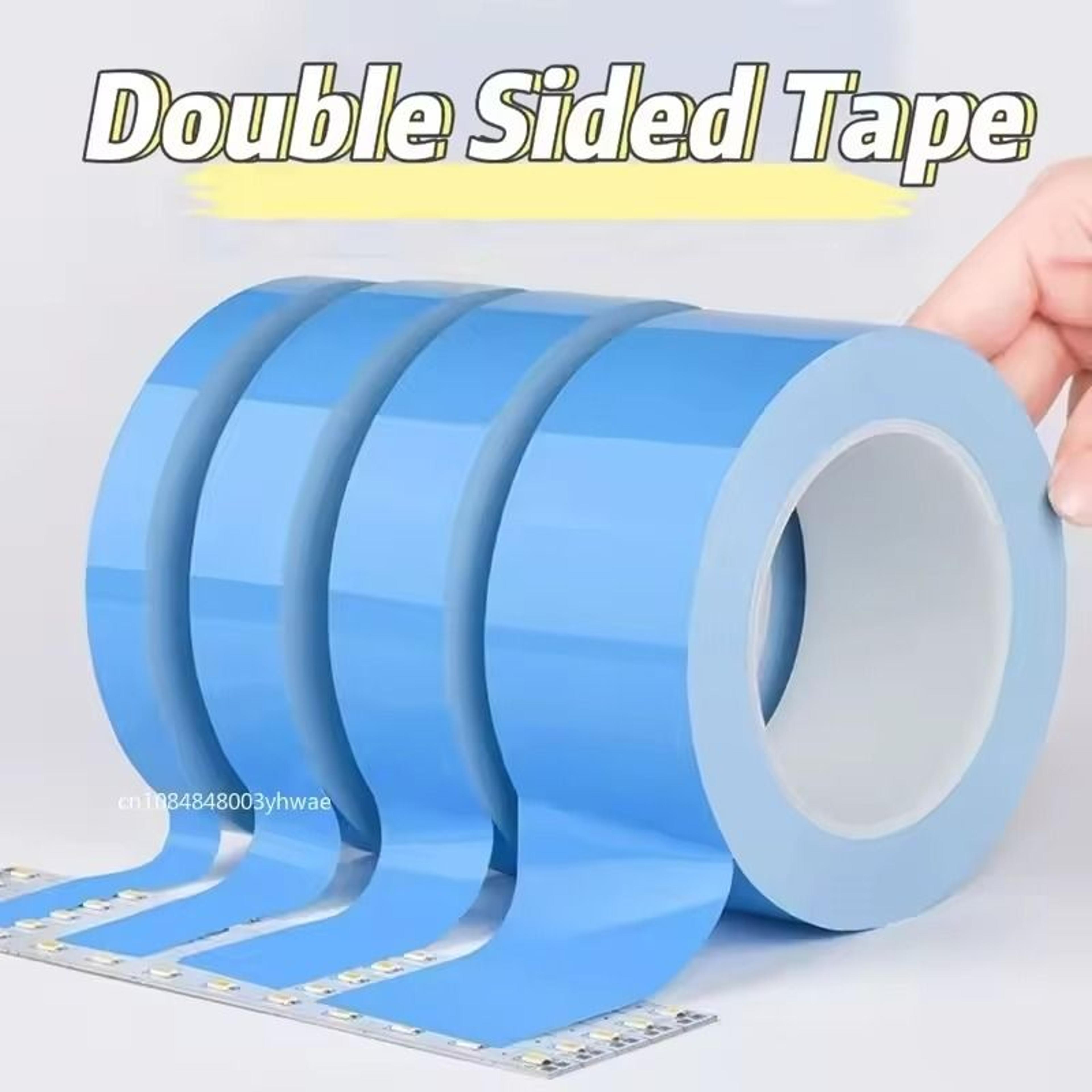 HighTemperature HeatConductive DoubleSided Tape  Blue Silicone Thermal Adhesive 0