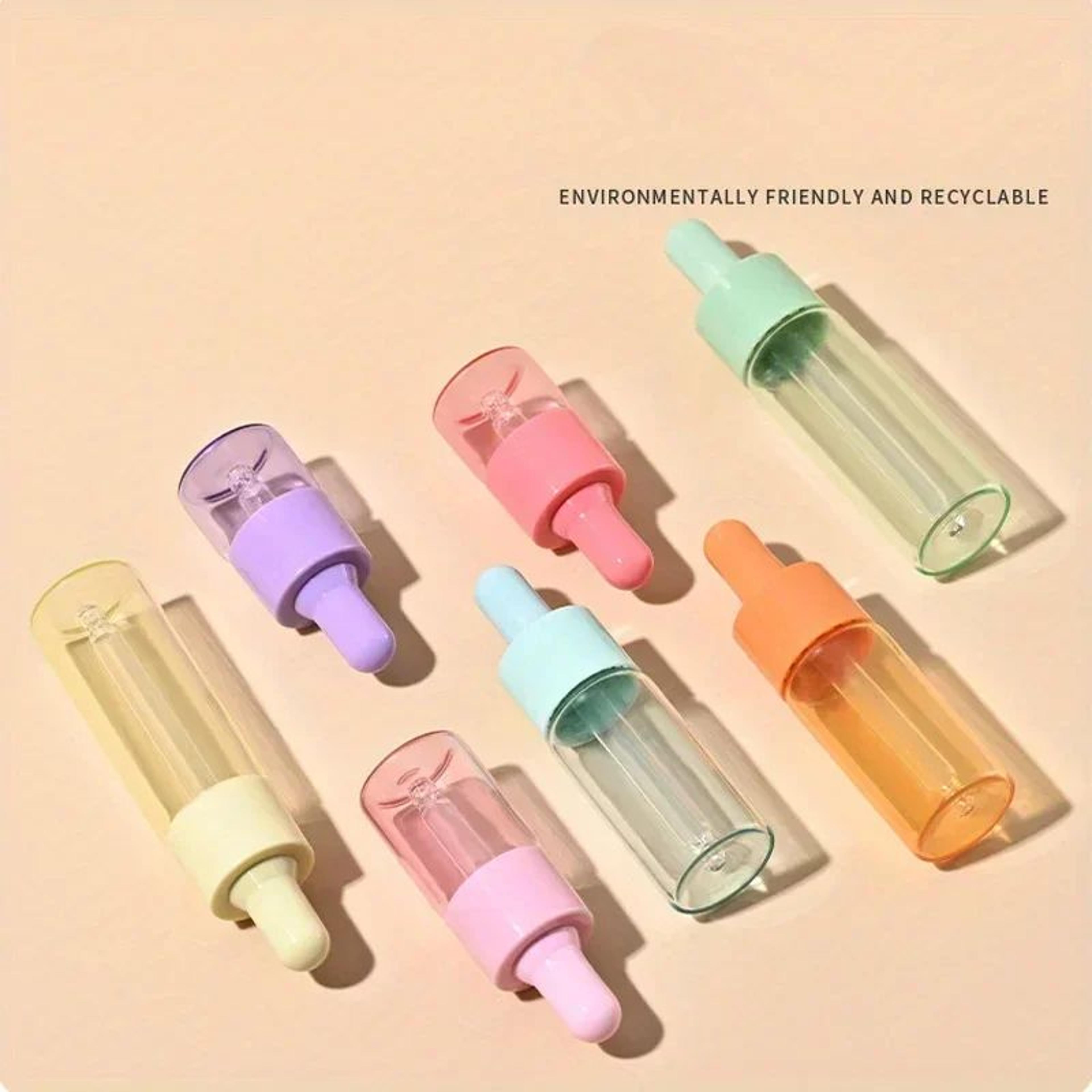 Portable Refillable Mini Dropper Bottle  5ml10ml Macaron Color Glass Vial 3