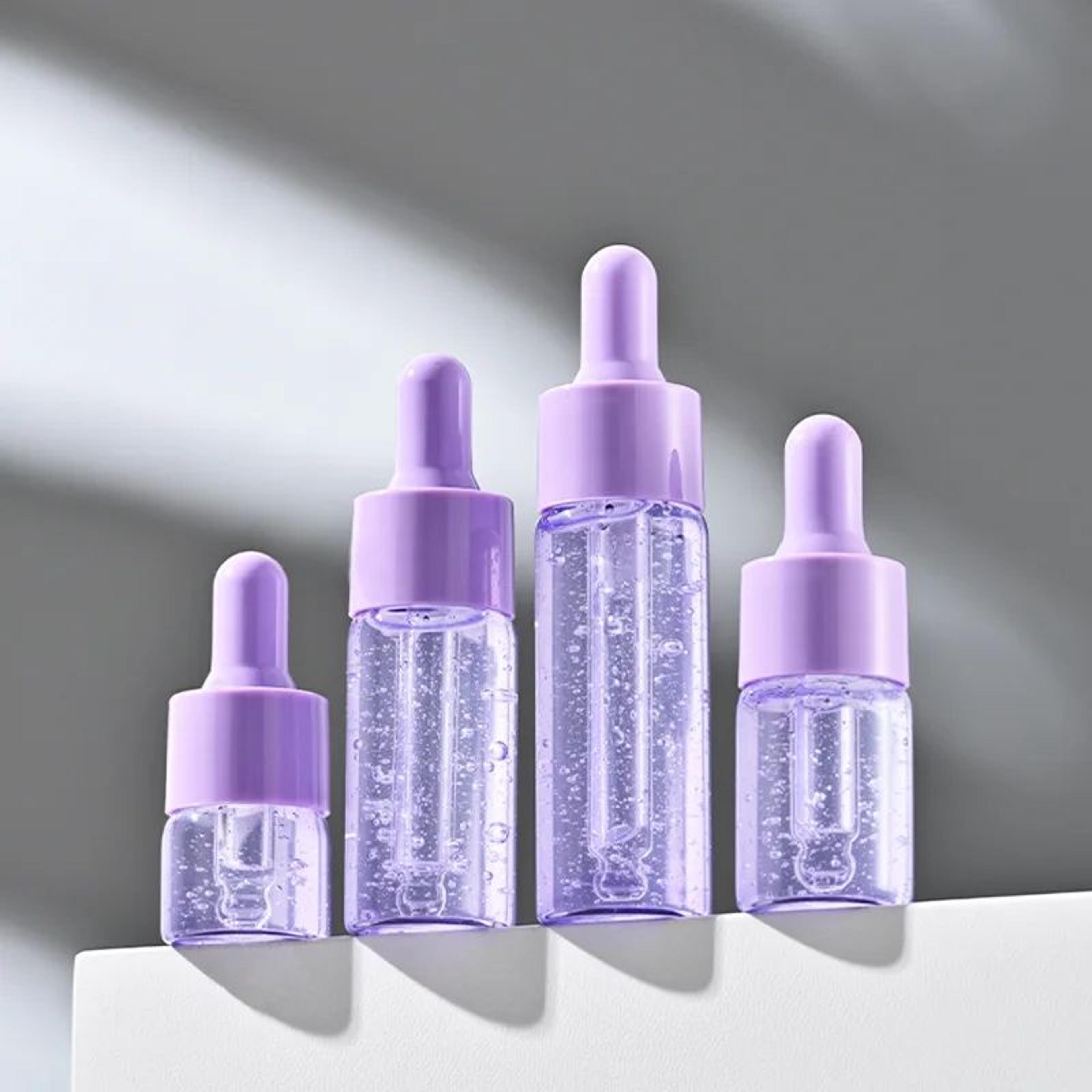 Portable Refillable Mini Dropper Bottle  5ml10ml Macaron Color Glass Vial 0
