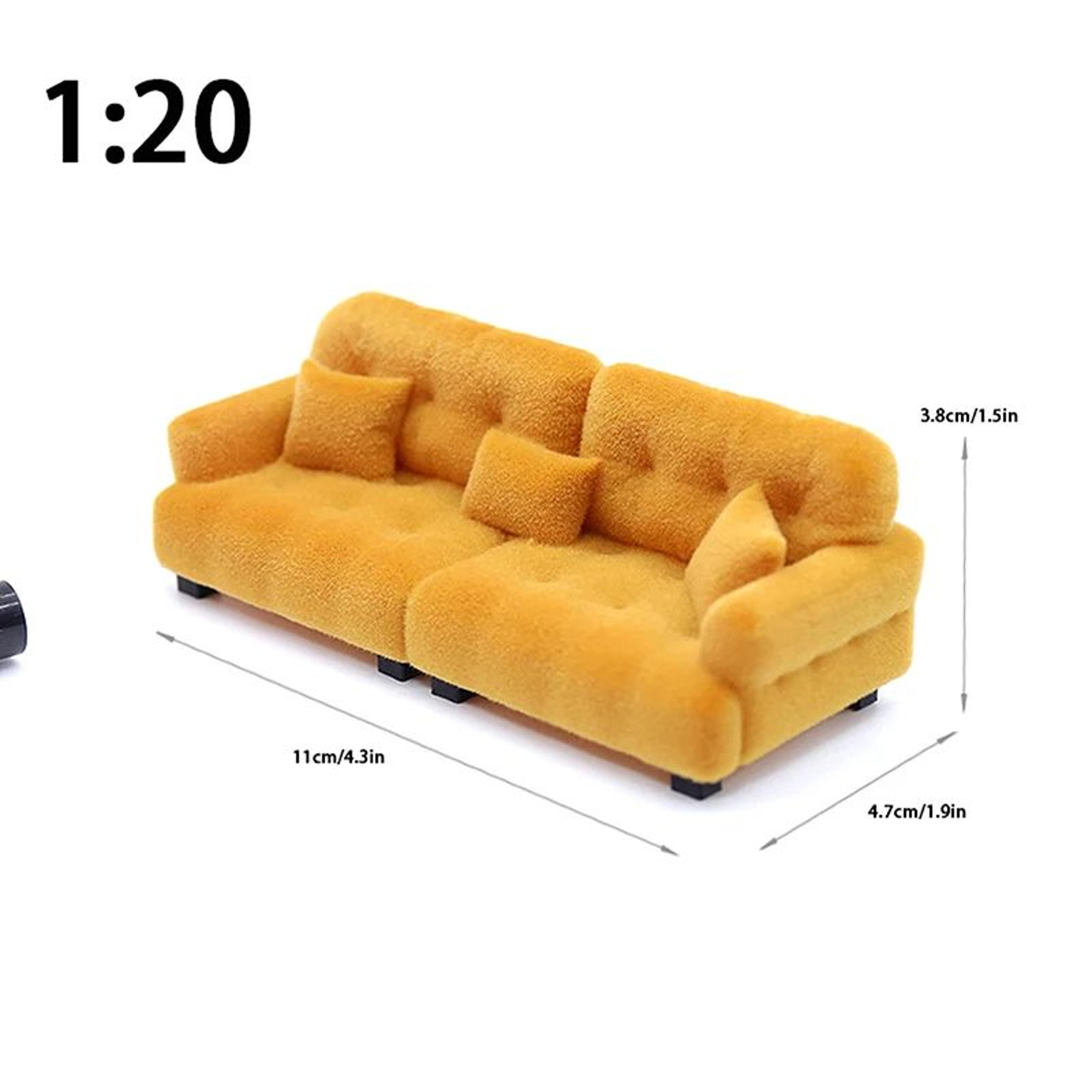 Miniature Living Room Sofa Toy For Dollhouse Accessories 14