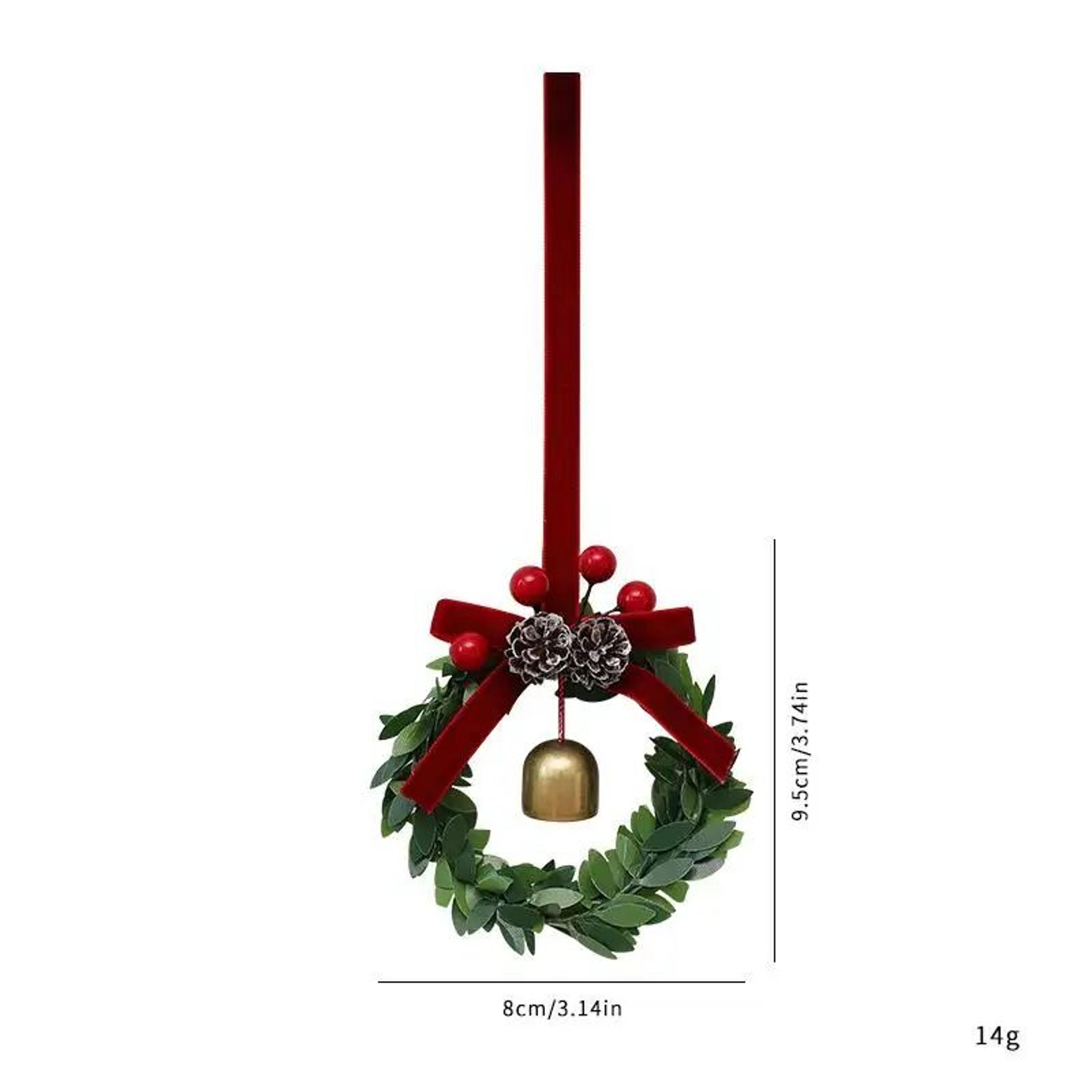 Mini 1 12 Dollhouse Christmas Wreath And Garland Decoration 5