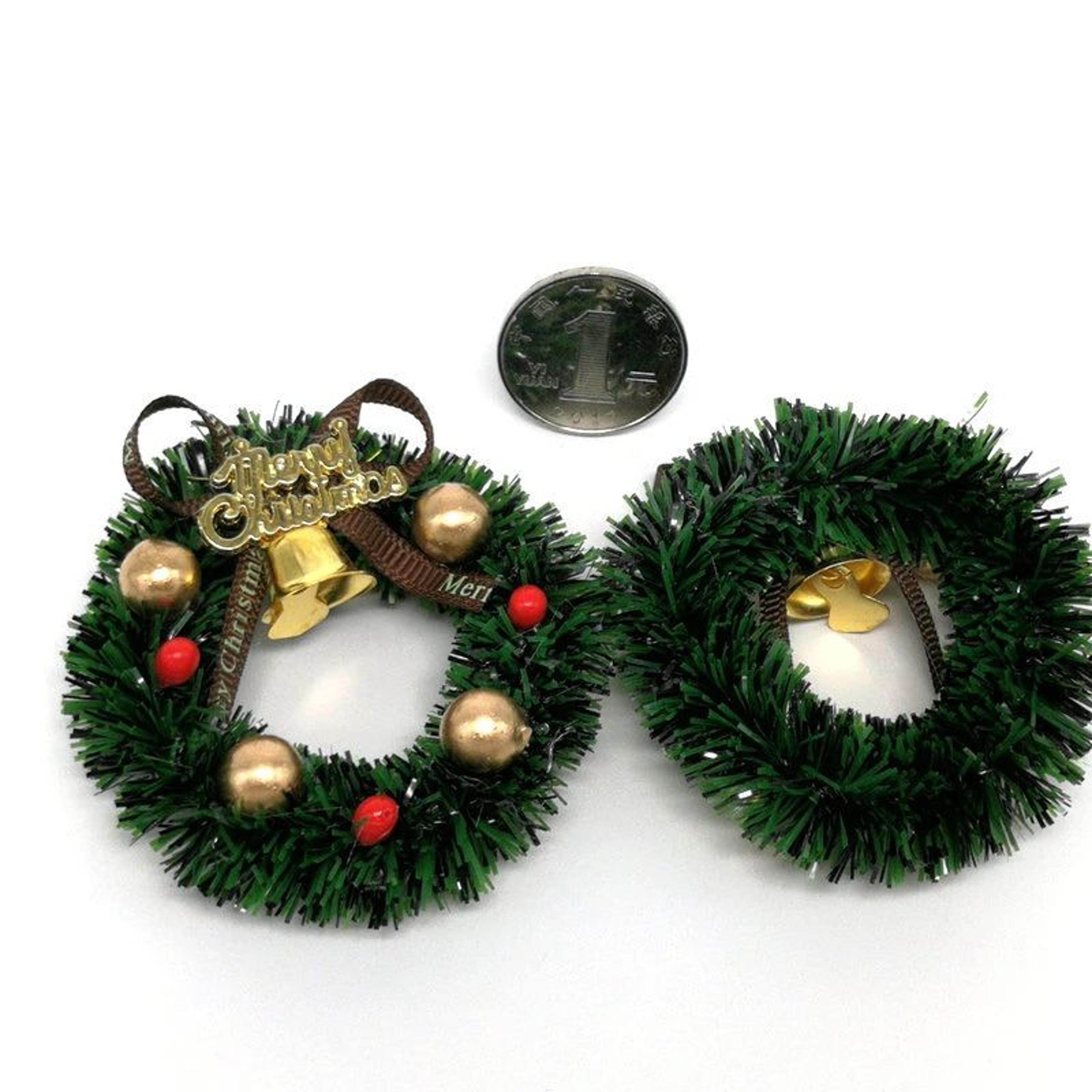 Mini Christmas Wreath For Dollhouses 3