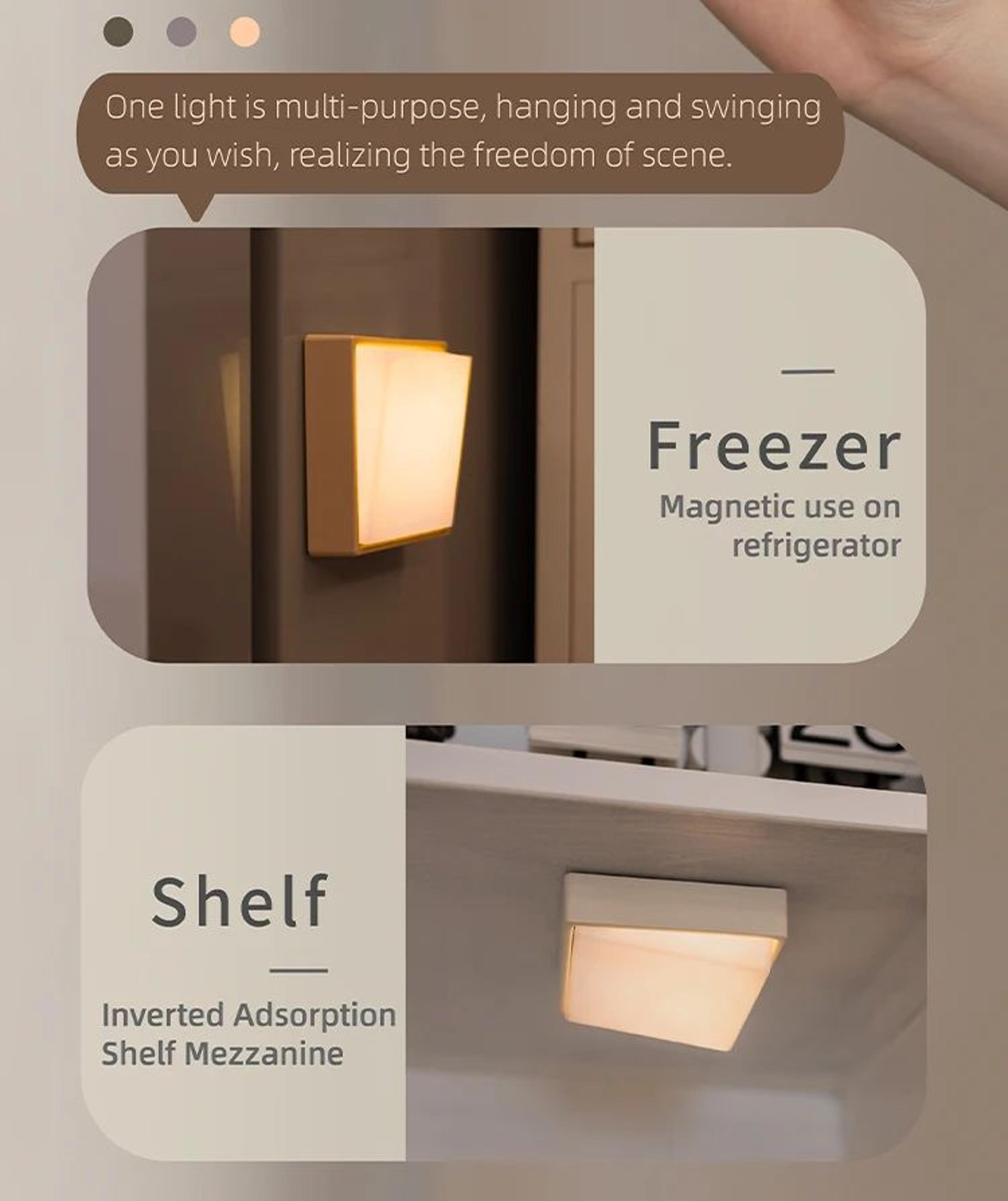 Magnetic LED Night Light For Bedroom  Home Decor 15